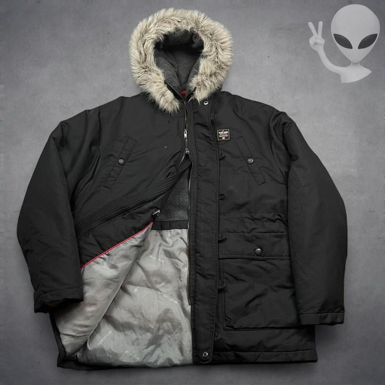 Other Ecko Unltd Hooded Puffer Parka Mens M Black Faux Fur Trim Size US M / EU 48-50 / 2 - 1 Thumbnail