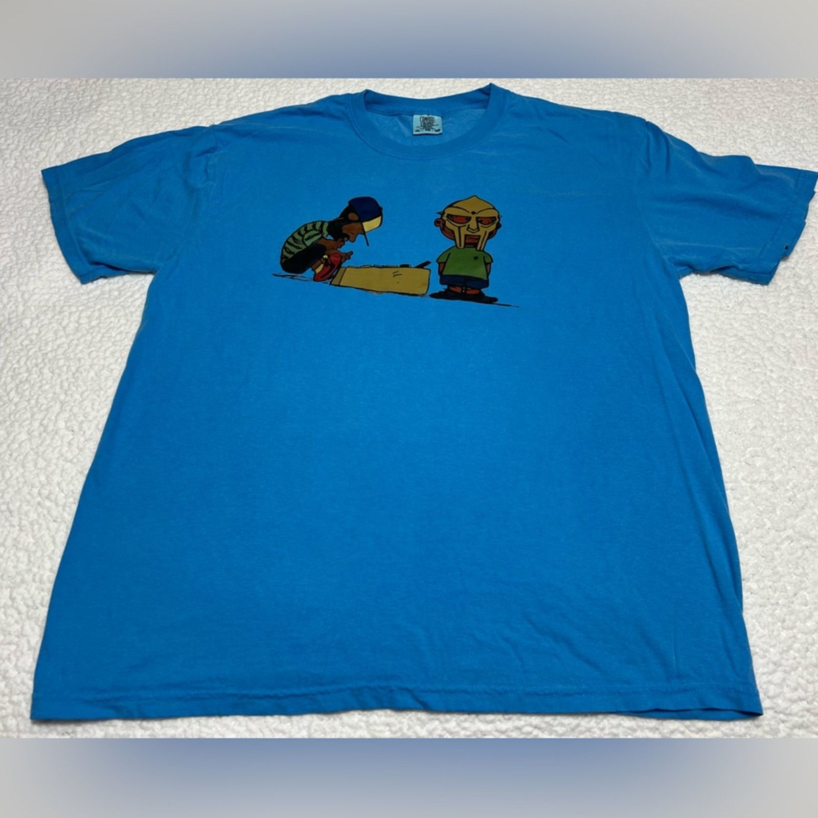 Comfort Colors MF DOOM X J. DILLA Cartoon Mashup Rap Shirt NEW Size US XL / EU 56 / 4 - 1 Thumbnail