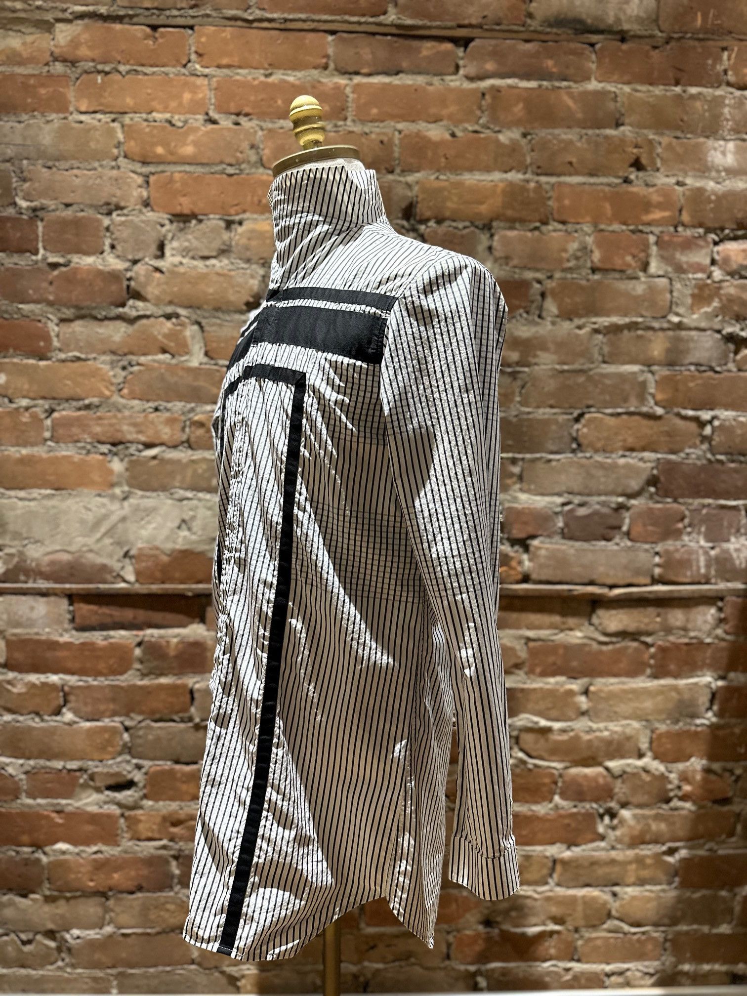 Rick Owens Rick Owens Mainline Striped Graphic Shirt – RU14S1294-GRAPH Size US M / EU 48-50 / 2 - 5 Thumbnail