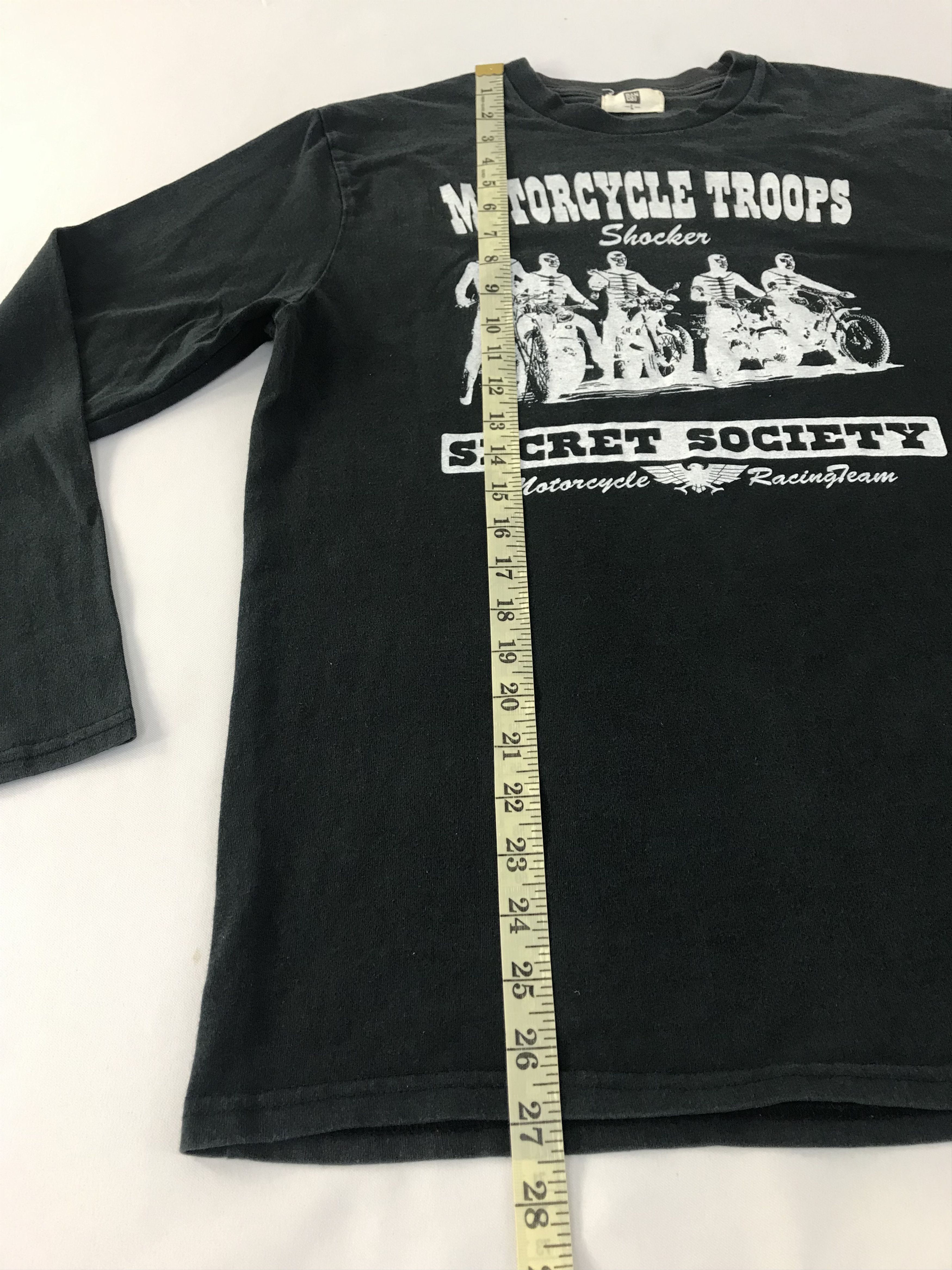 Japanese Brand Bandai Motorcycle Troops Shock Combatant Secret Society Tee Size US M / EU 48-50 / 2 - 9 Thumbnail
