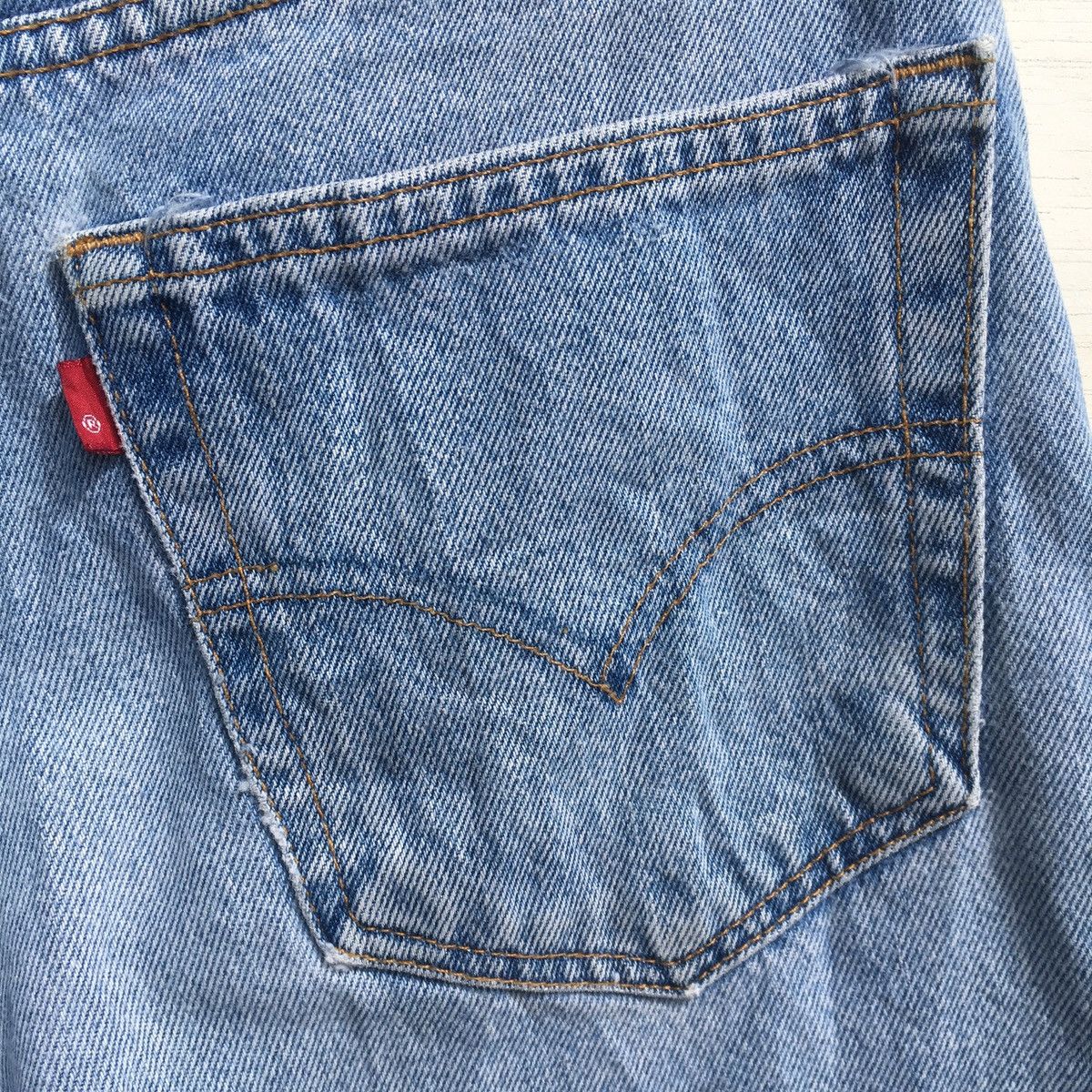 Levi's × Levi's Vintage Clothing × Vintage VINTAGE LEVIS 550 JEANS LIGHT BLUE SINGLE R Size US 31 - 5 Thumbnail