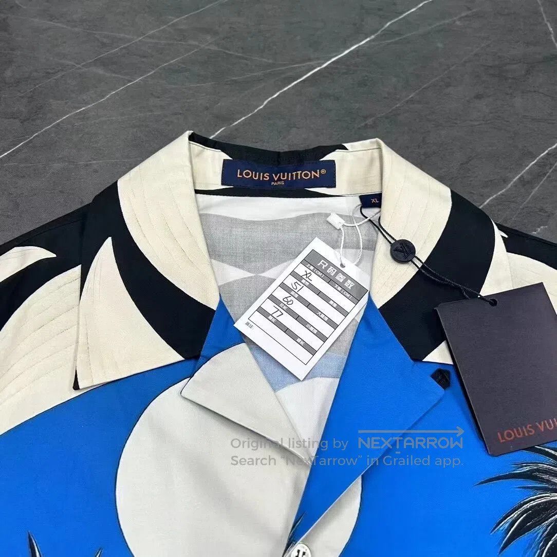 Louis Vuitton Louis Vuitton Pharrell Williams tropical palm short-sleeve Size US XL / EU 56 / 4 - 3 Thumbnail