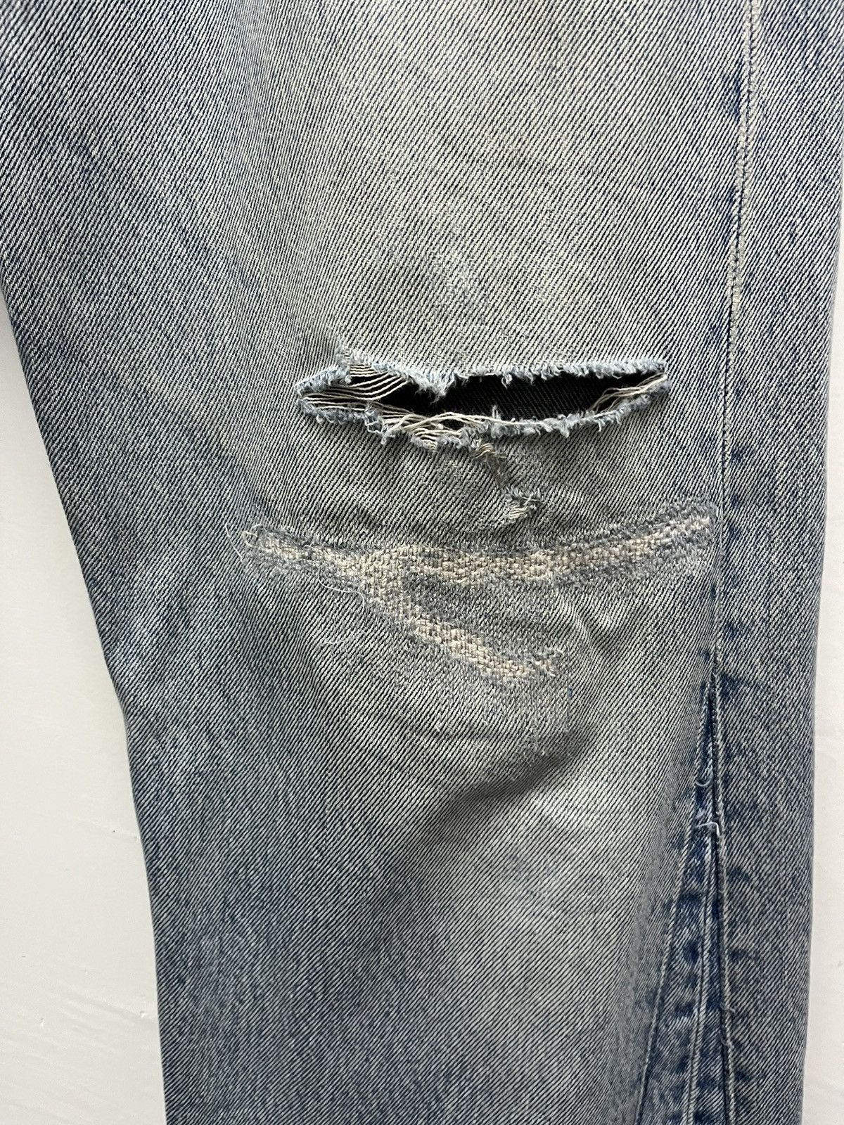 Japanese Brand Distressed Weyep By Yuya Moribe Rebuild Denim Size US 34 / EU 50 - 10 Thumbnail