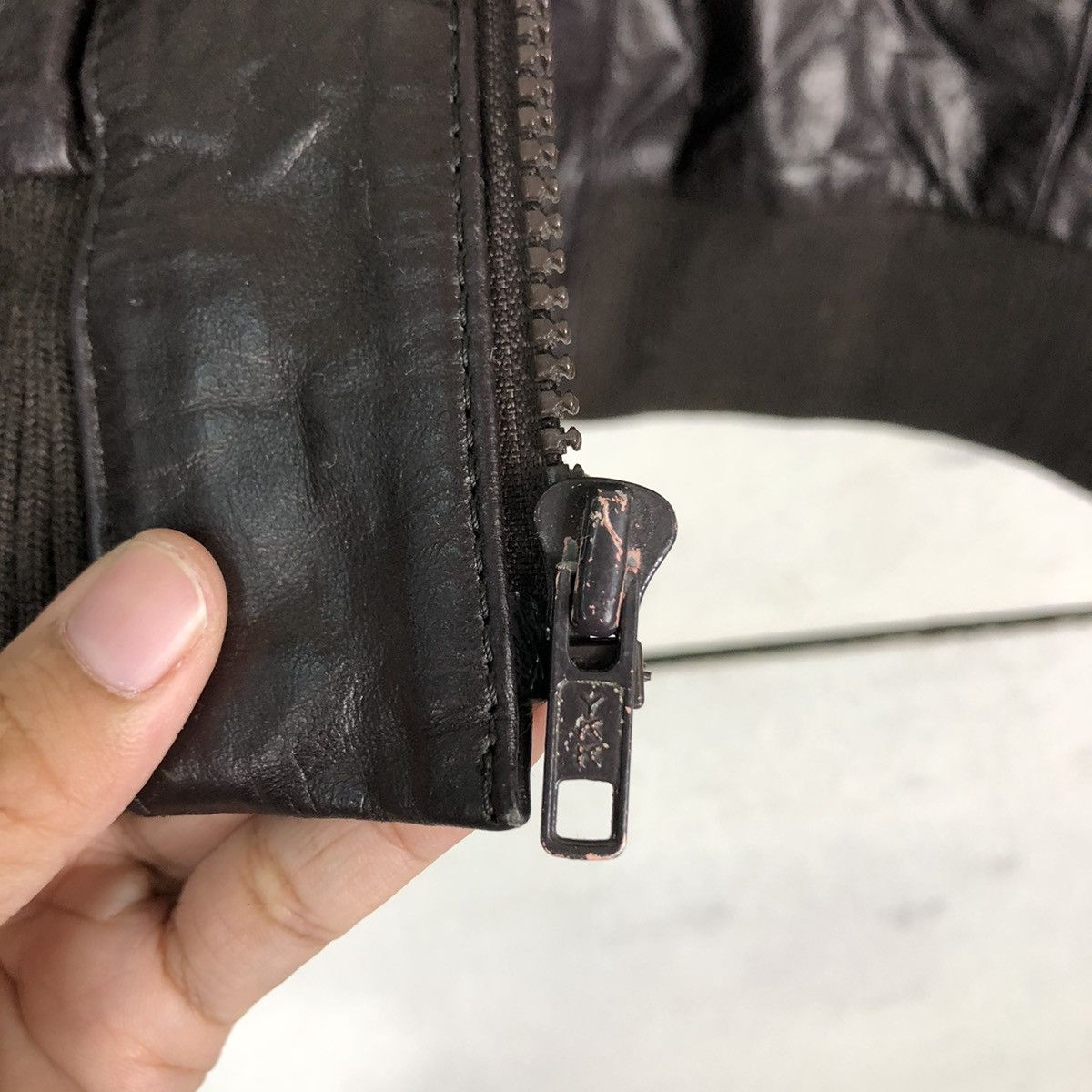 Japanese Brand 🔥RIOT RIOT VINTAGE BOMBER JACKET SOFT LEATHER ISSEY MIYAKE Size US M / EU 48-50 / 2 - 16 Thumbnail