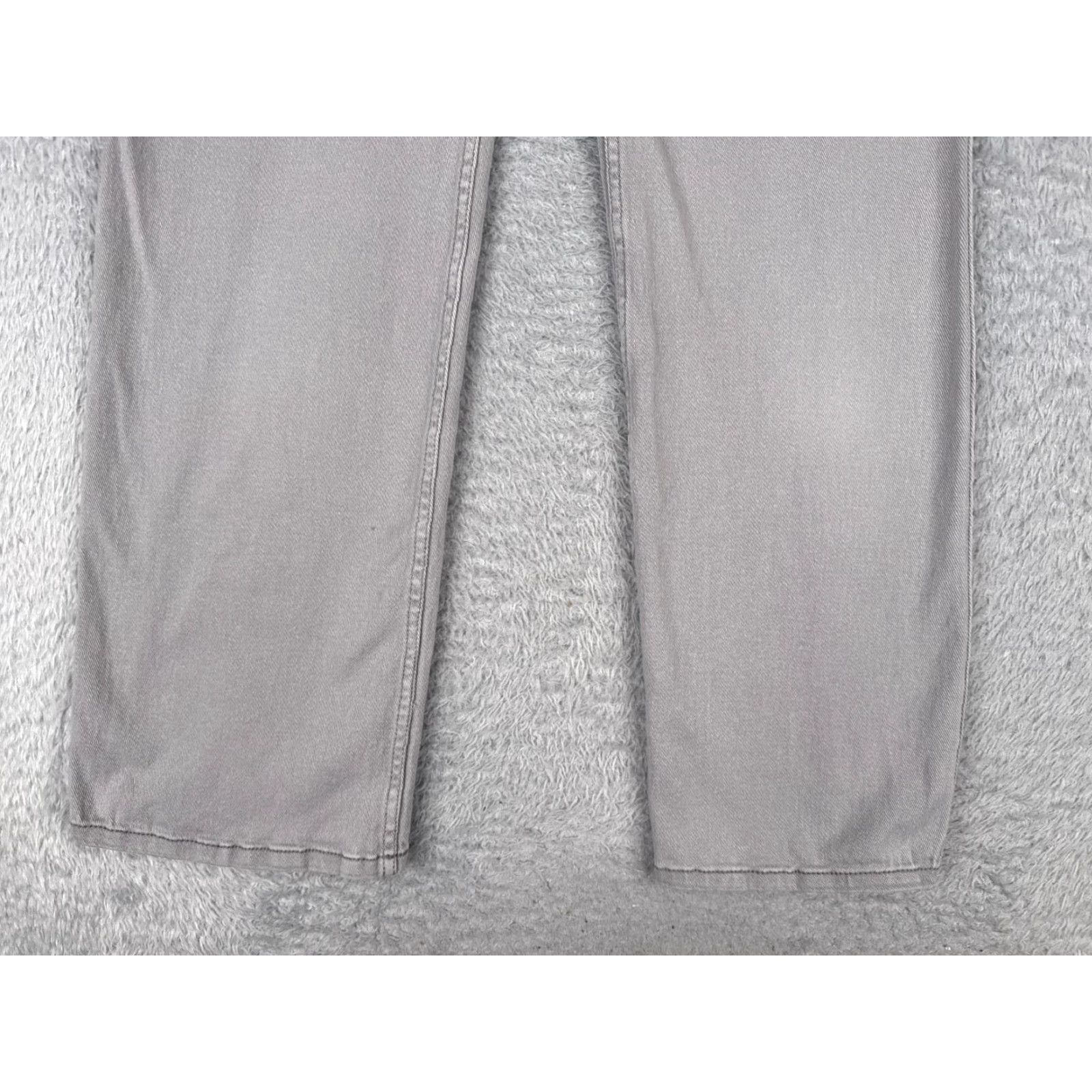 Vintage Divided Jeans Womens Gray Denim Wide Leg Mid Rise Zip Fly 24x29 Cotton Blend 2 Size 26" / US 2 / IT 38 - 2 Thumbnail