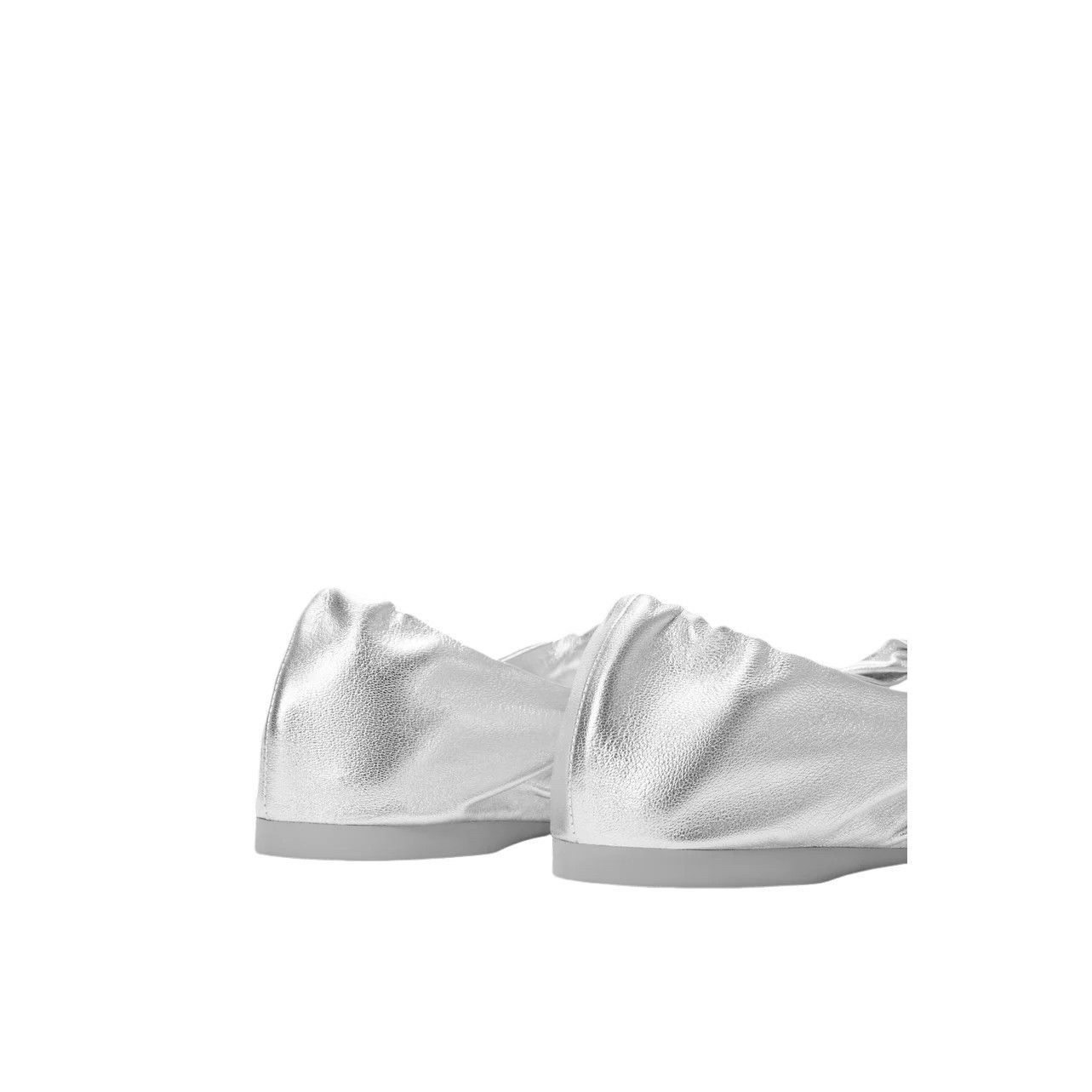 Loewe LOEWE Pebble Soft $1150 Silver Ballerinas New & Authentic (W Size US 7 / IT 37 - 4 Thumbnail