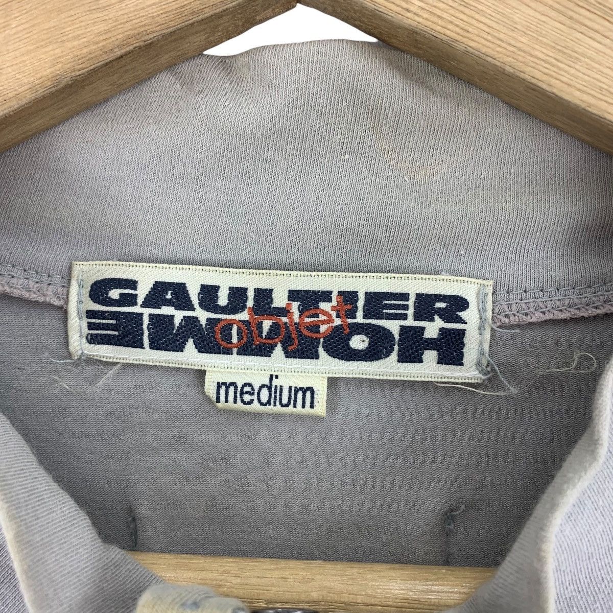 Designer × Jean Paul Gaultier GAULTIER HOMME Object half zipper tee shirt Size US M / EU 48-50 / 2 - 3 Thumbnail