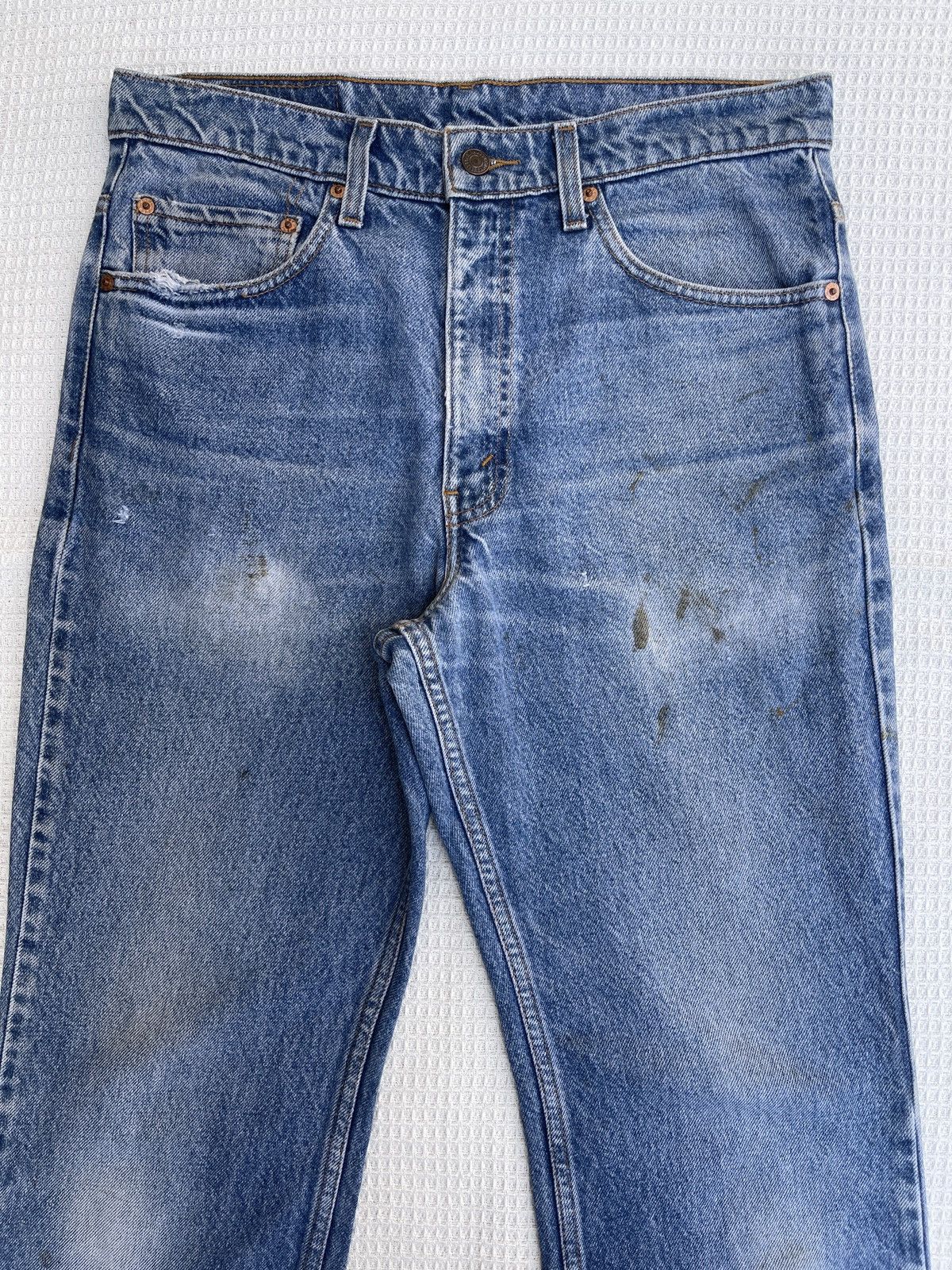 Levi's Rare🔥Vtg 90s Levis 517 Boot Cut Light Wash Jeans Size US 33 - 6 Thumbnail
