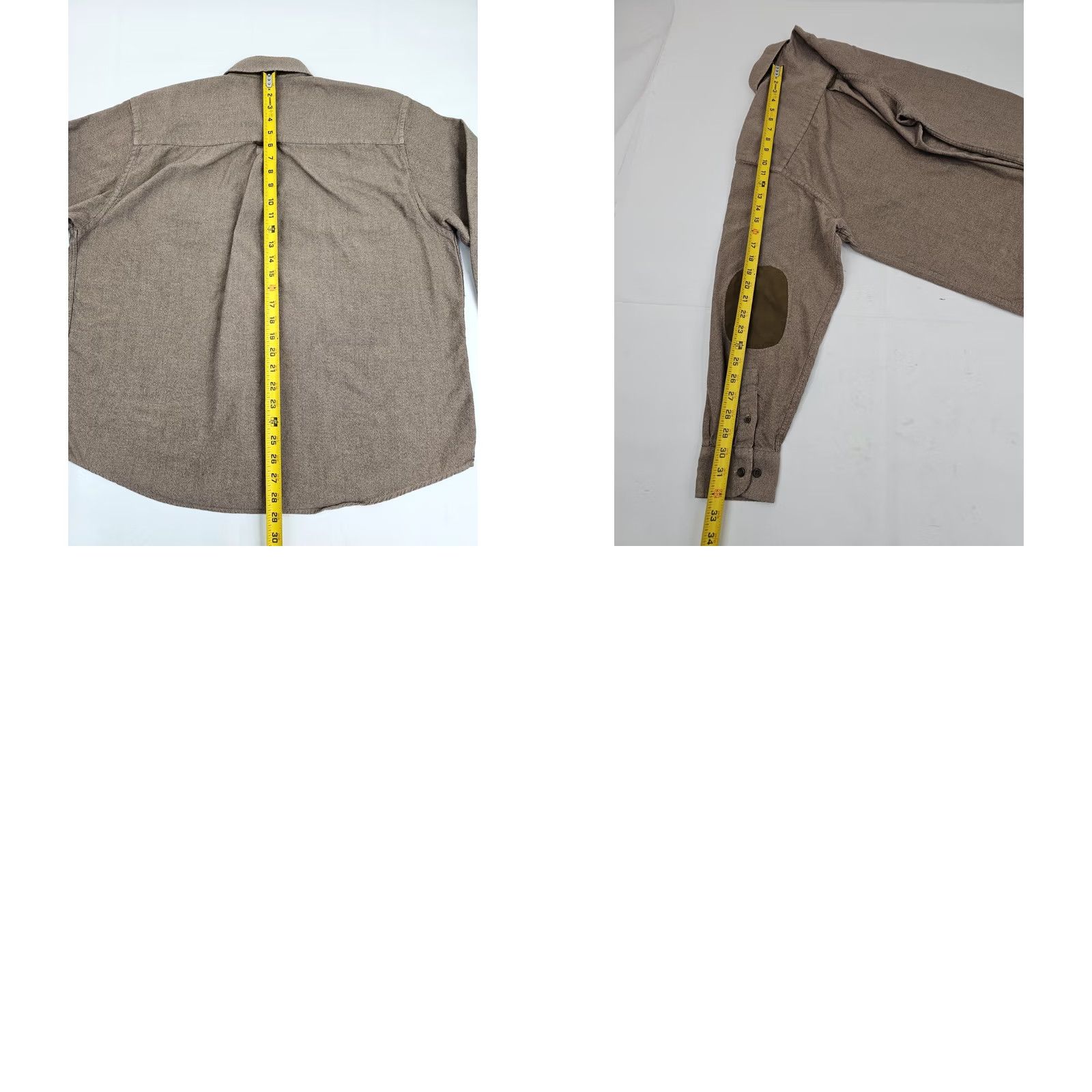 Original Penguin VINTAGE Original Penguin Munsingwear Penguin Cotton Weave Elbow Patch Shirt Men XL Tan Brown Taupe Cotton Size US XL / EU 56 / 4 - 8 Thumbnail