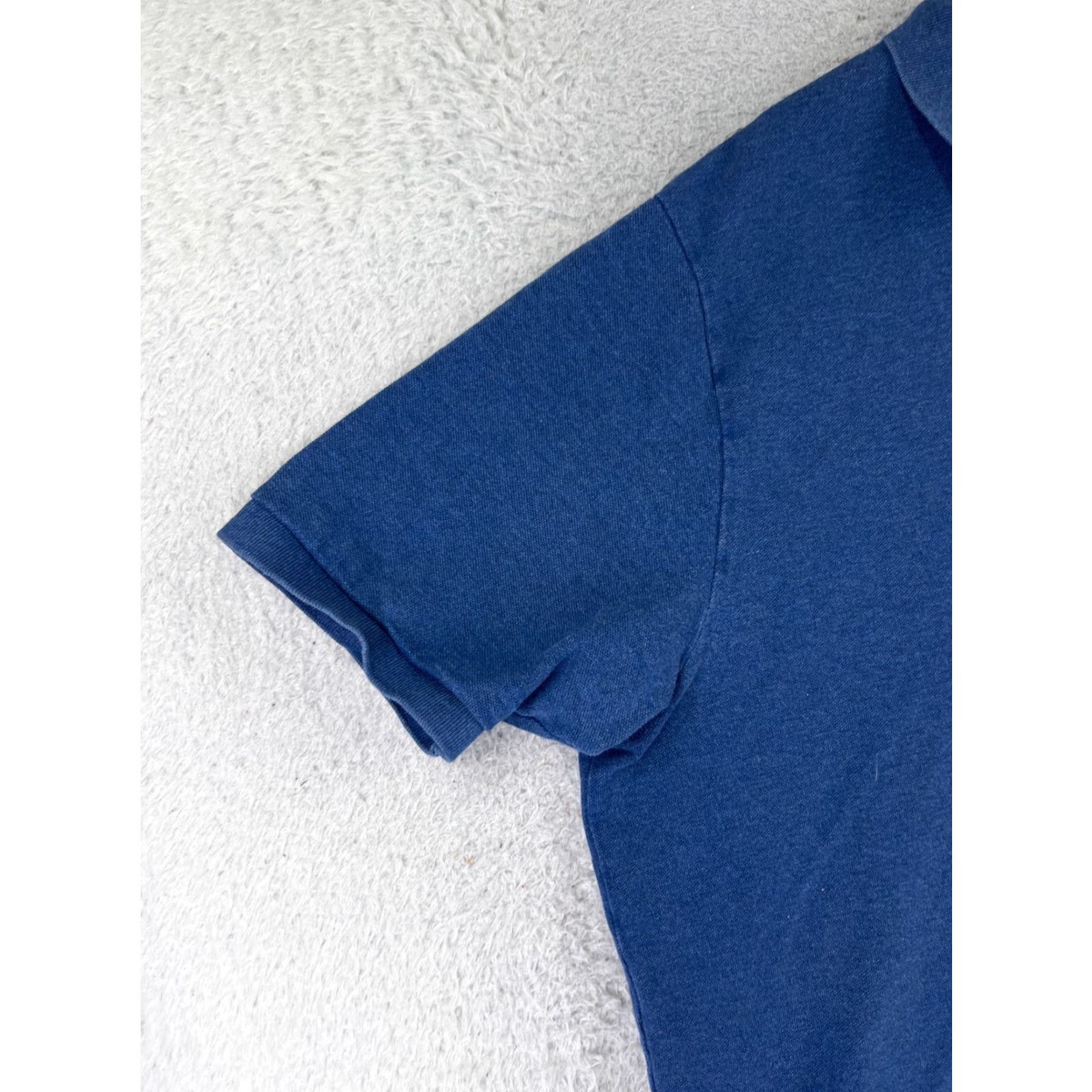 Ralph Lauren VINTAGE Ralph Lauren Polo Shirt Mens 2XL Blue 100% Cotton Knit Pony Size US XXL / EU 58 / 5 - 3 Thumbnail