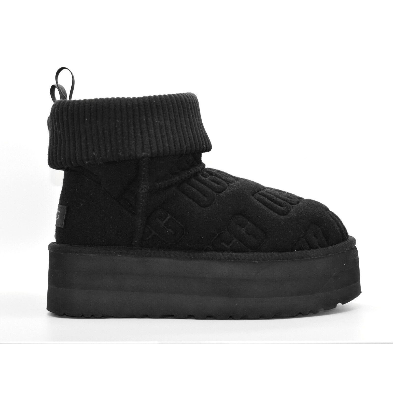 Ugg UGG Blk Classic Mini Platform Felted Boot Shoes 1144047 Sz 7 Size US 7 / IT 37 - 3 Thumbnail