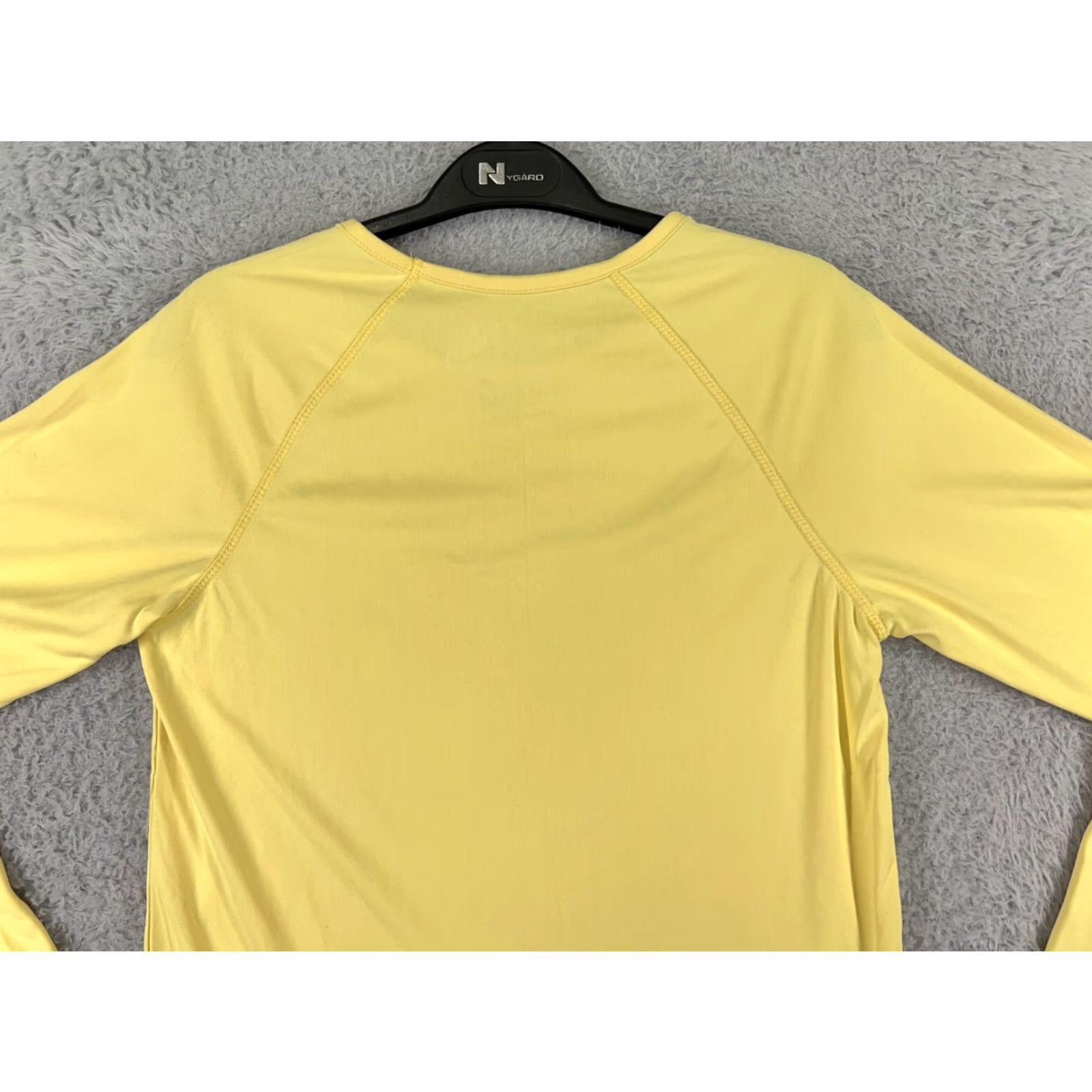 Alife Reel Life Shirt Womens Medium Yellow Long Sleeve 100% Polyester Lobster Fishing Size M / US 6-8 / IT 42-44 - 7 Thumbnail
