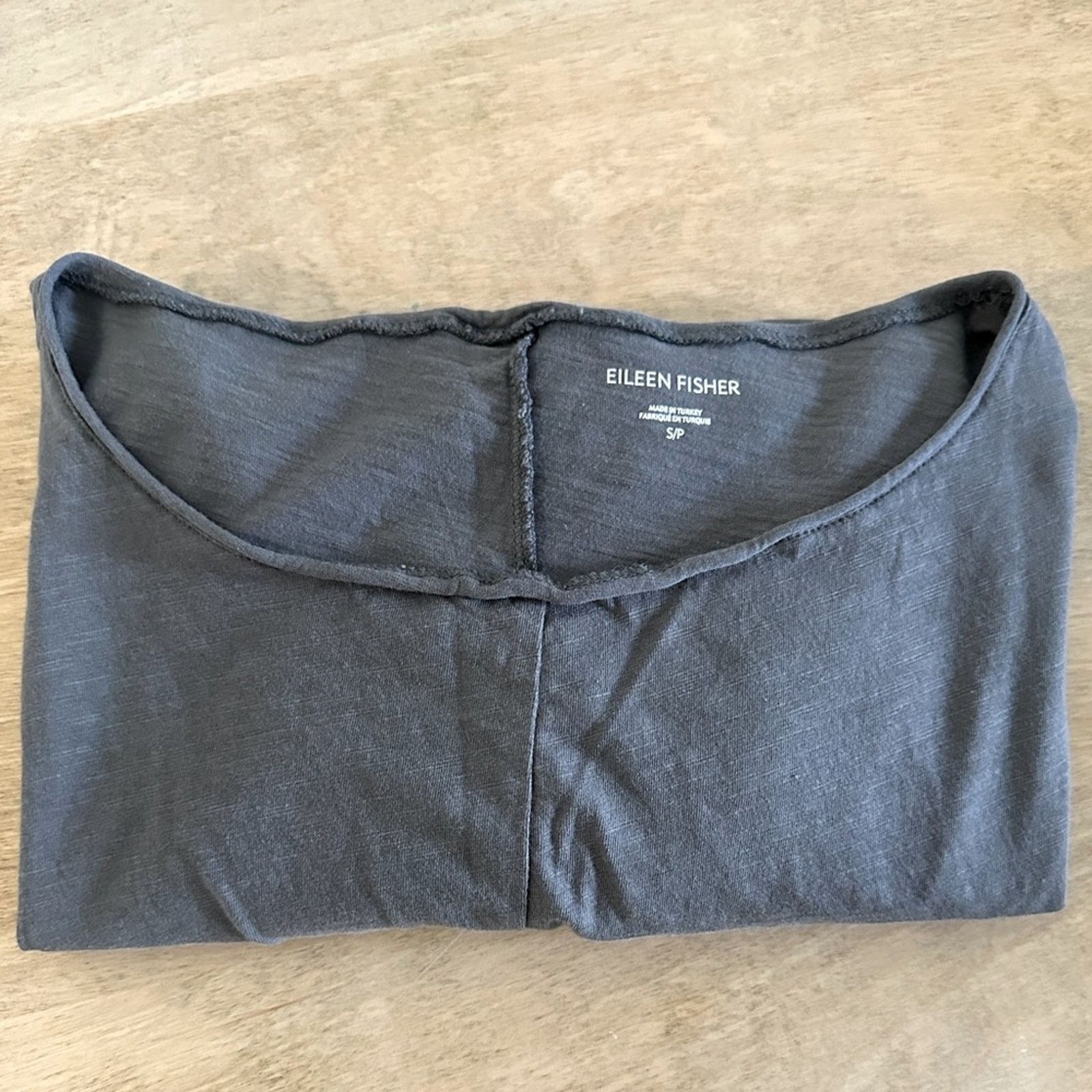 Eileen Fisher Eileen Fisher Oversized Tee boatneck drop shoulder - Small Size S / US 4 / IT 40 - 1 Thumbnail
