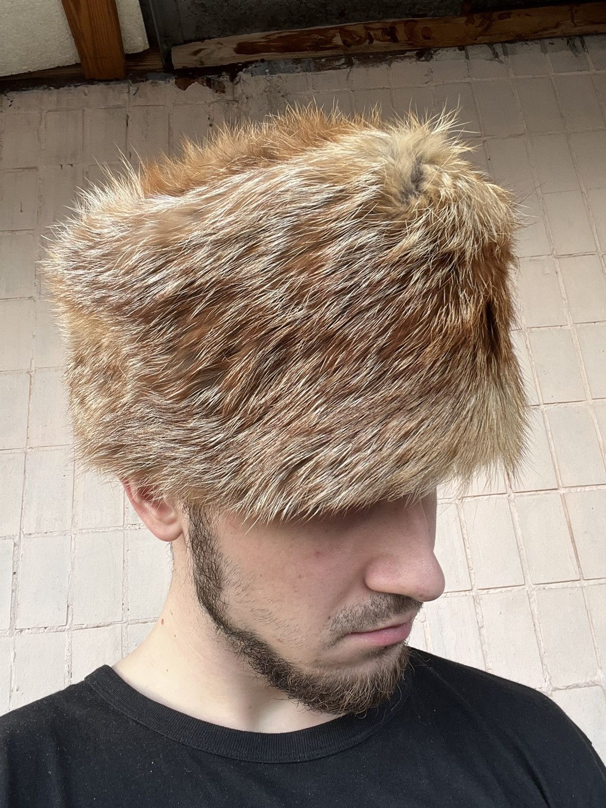 Vintage Vintage Y2K Fox Leather Hat Size ONE SIZE - 15 Thumbnail