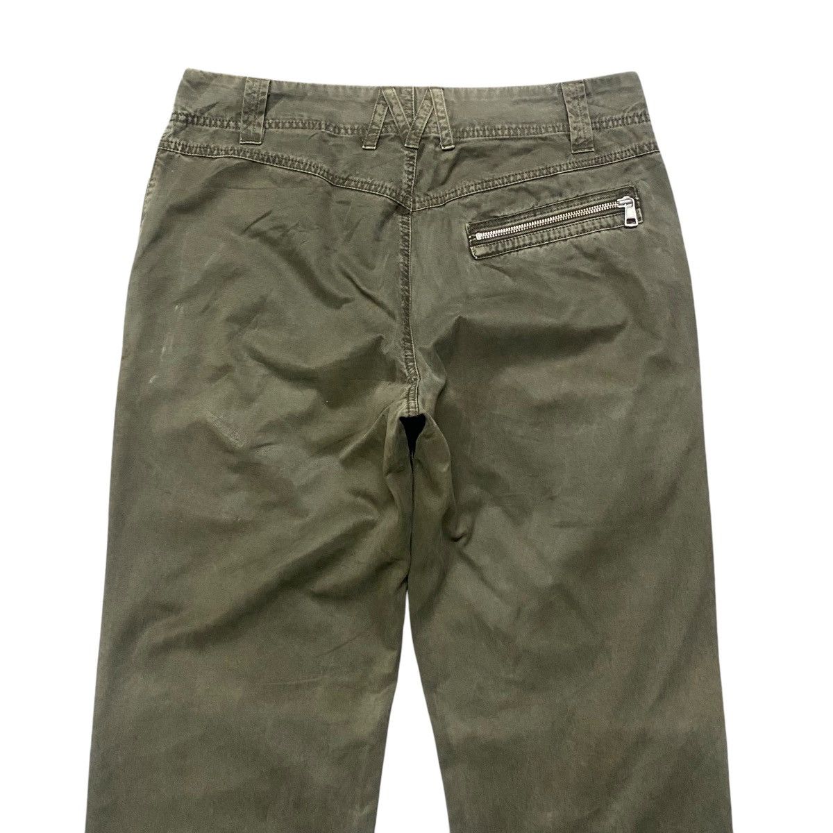 Moncler Vintage Moncler Khaki Trouser Pants Size US 33 - 11 Thumbnail