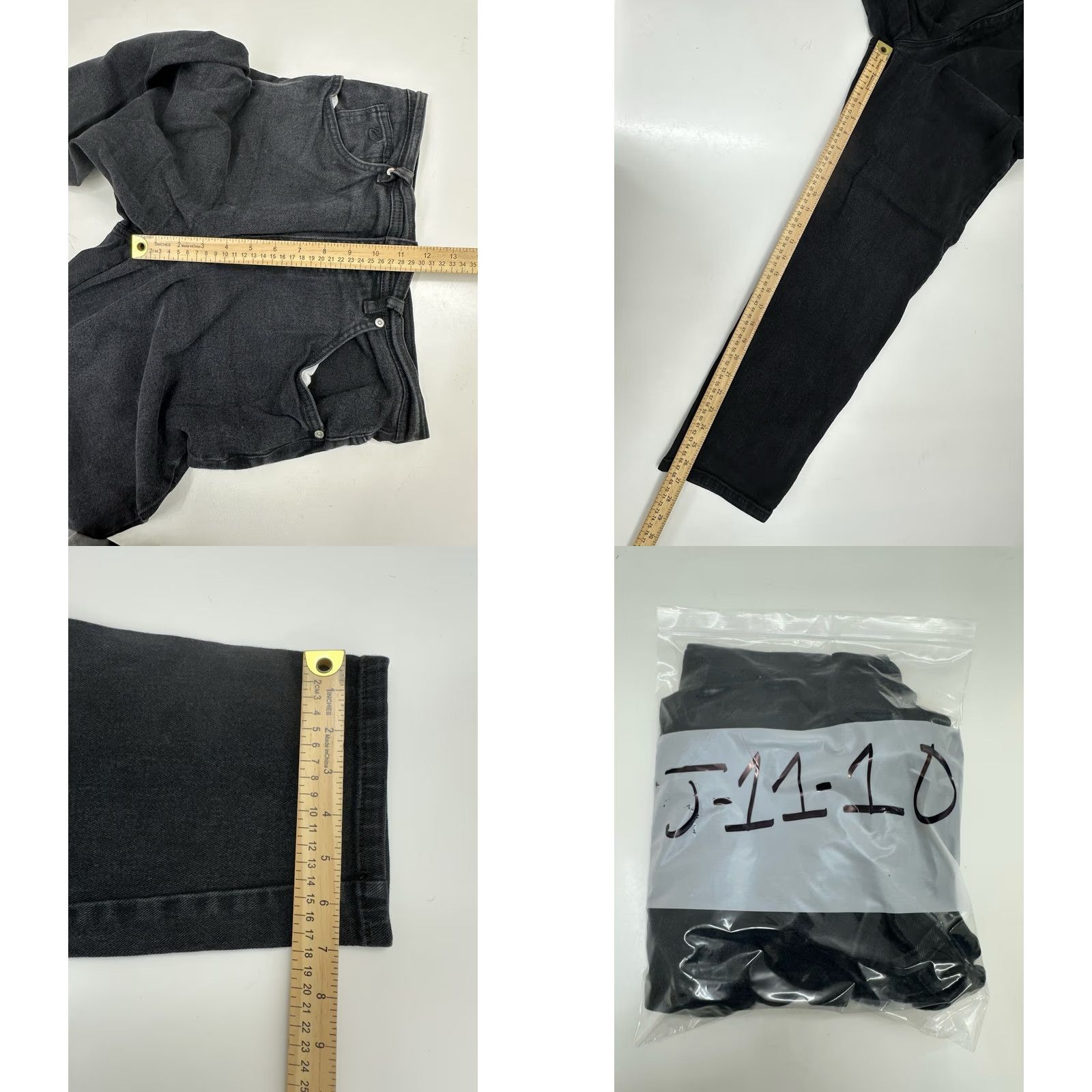 Gloria Vanderbilt Gloria Vanderbilt Jeans Size 14 Short Black Denim Women’s Jeans 5-Pocket Stretch Regular Rise High Waist Cotton Spandex Denim Pants Size 36" / US 14 / IT 50 - 8 Thumbnail