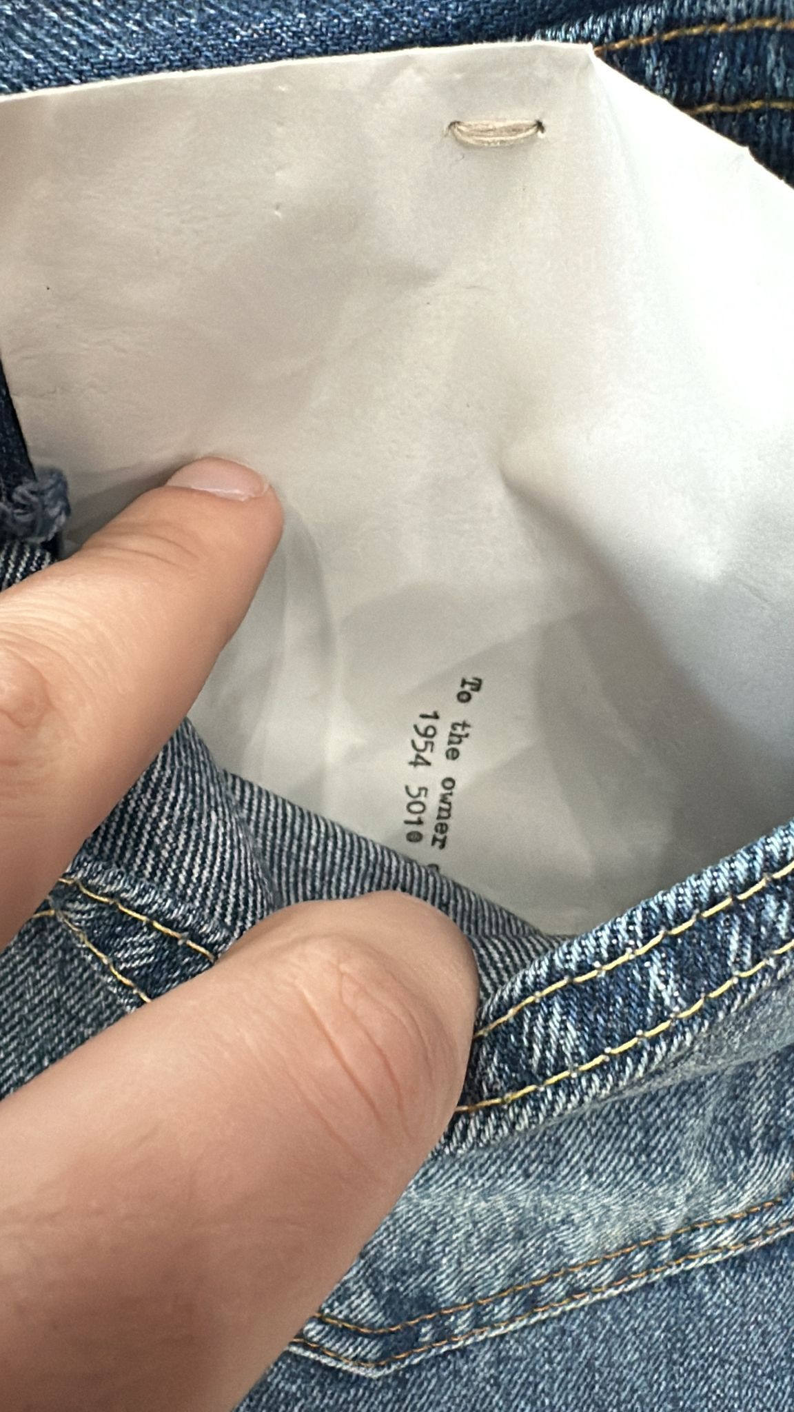 Levi's Vintage Clothing LVC Levi's Vintage Clothing 1954 501XX BigE Selvedge Jeans Size US 30 / EU 46 - 6 Thumbnail