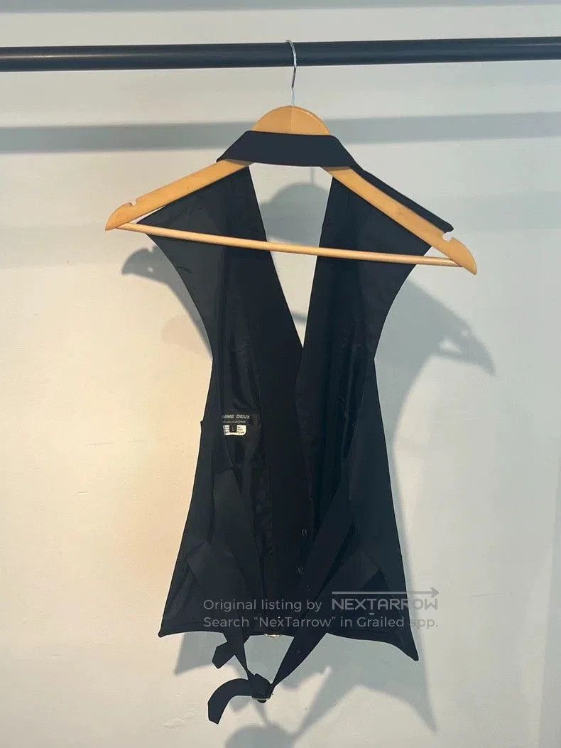 Comme des Garcons Comme des Garçons Homme Deux Black Vest. Size US L / EU 52-54 / 3 - 1 Thumbnail
