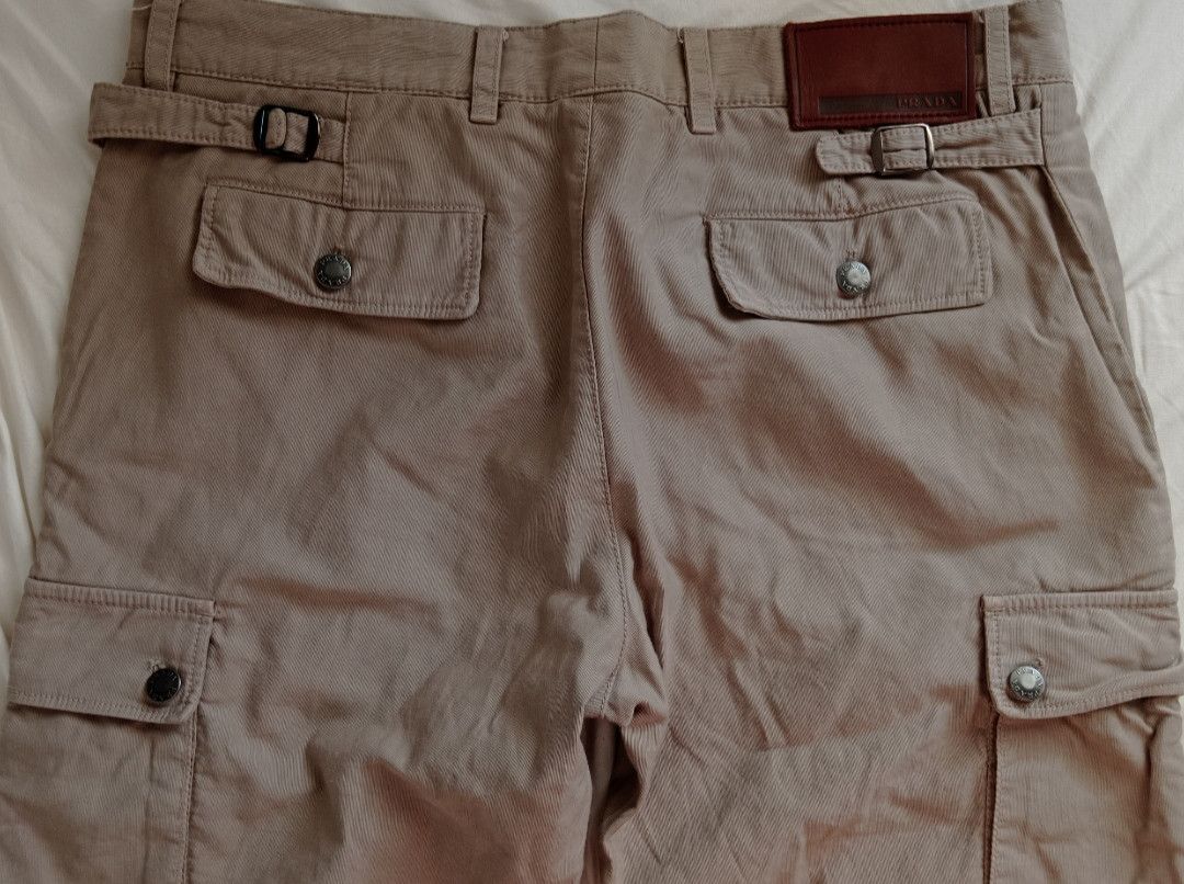 Prada 🔥 PRADA BAGGY CARGO PANTS 90s 🔥 Size US 32 / EU 48 - 3 Thumbnail