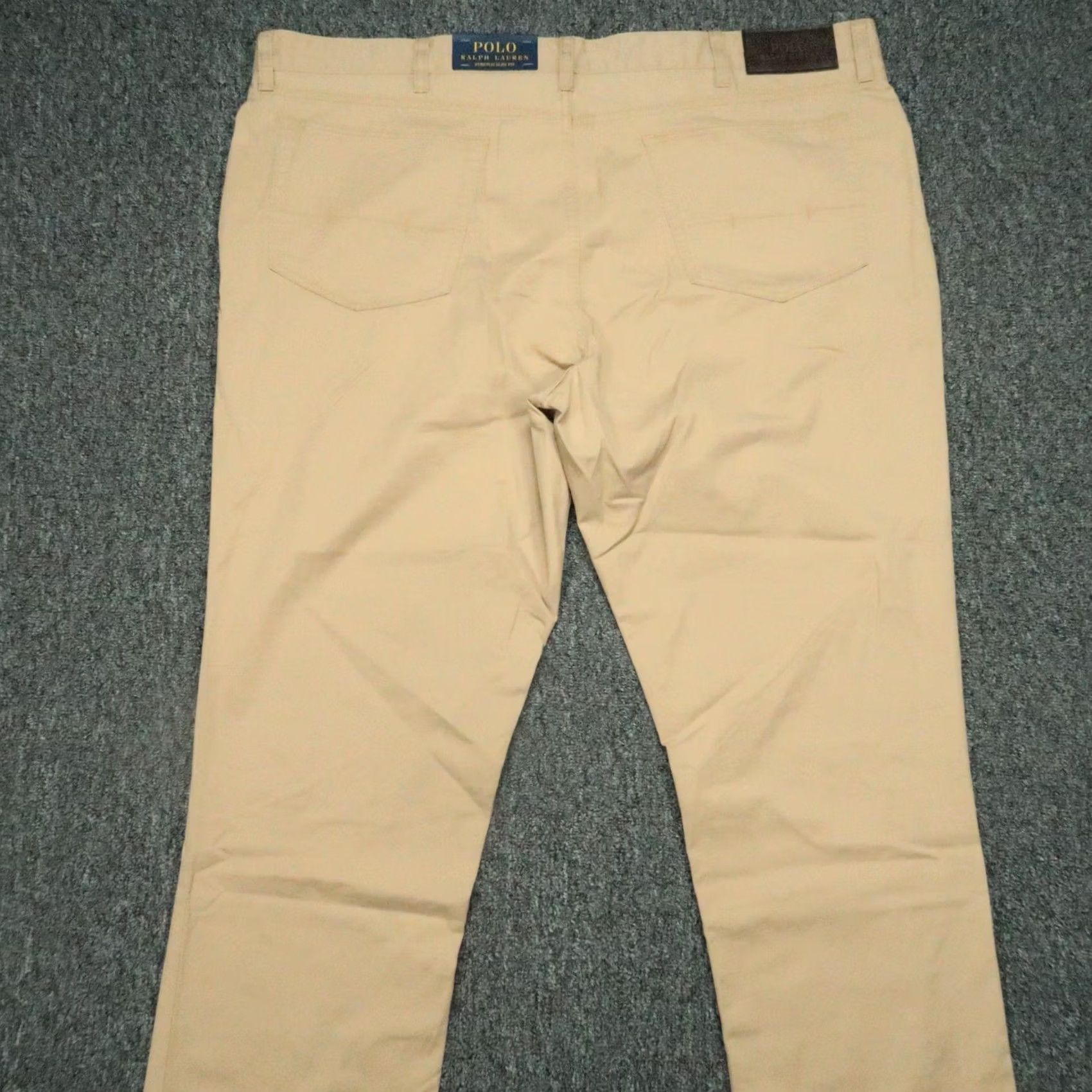 Polo Ralph Lauren VINTAGE Polo Ralph Lauren Pants Mens 42x30 Khaki Tan Stretch Slim Fit 5 Pocket NWT Size US XL / EU 56 / 4 - 5 Thumbnail