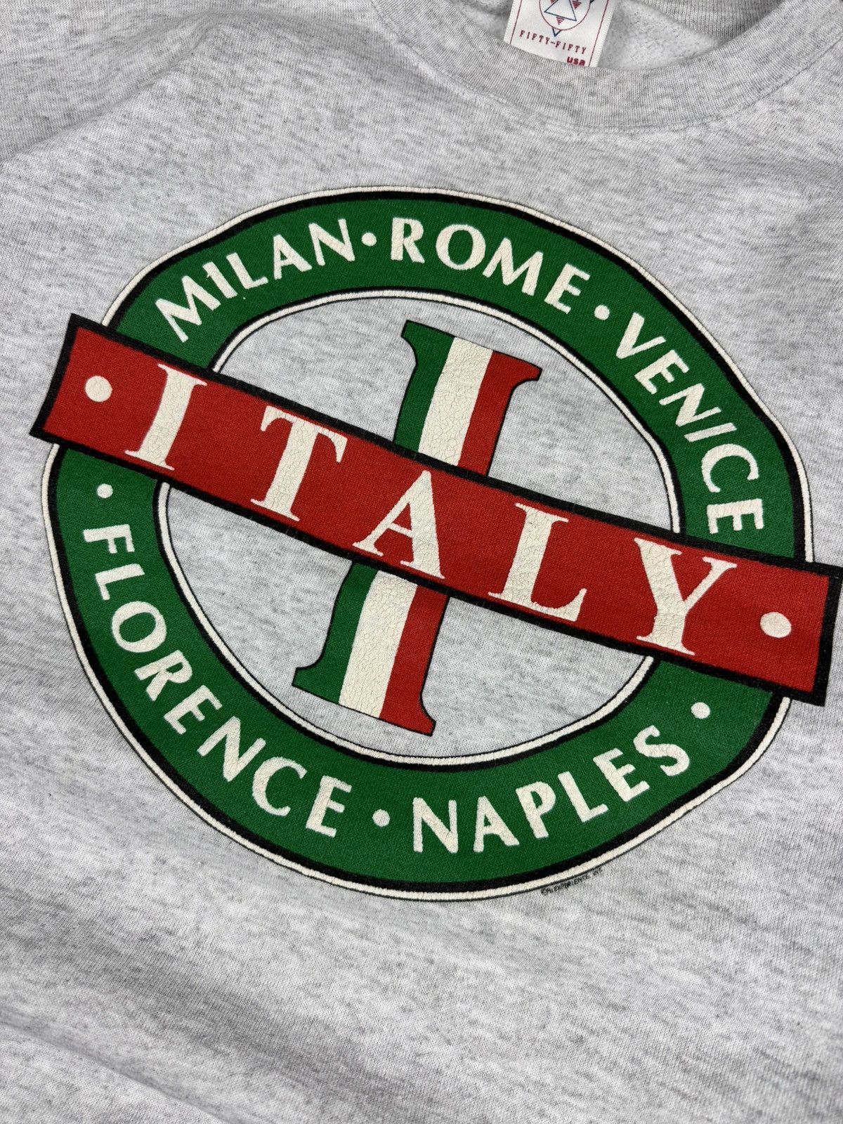 Vintage Vintage 90s Italy souvenir boxy baggy sweatshirt sopranos Size US XL / EU 56 / 4 - 6 Thumbnail