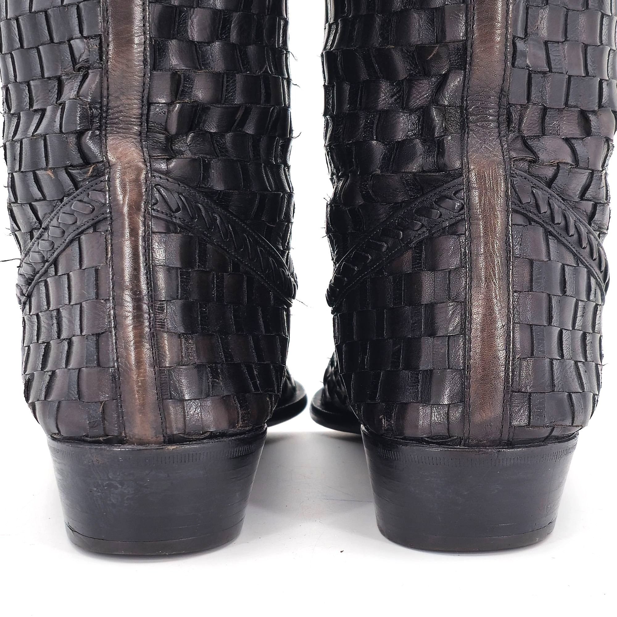 Bally Vintage Bally Italy Full Hand Woven Calfskin Boots Mens 8.5 Size US 8.5 / EU 41-42 - 7 Thumbnail