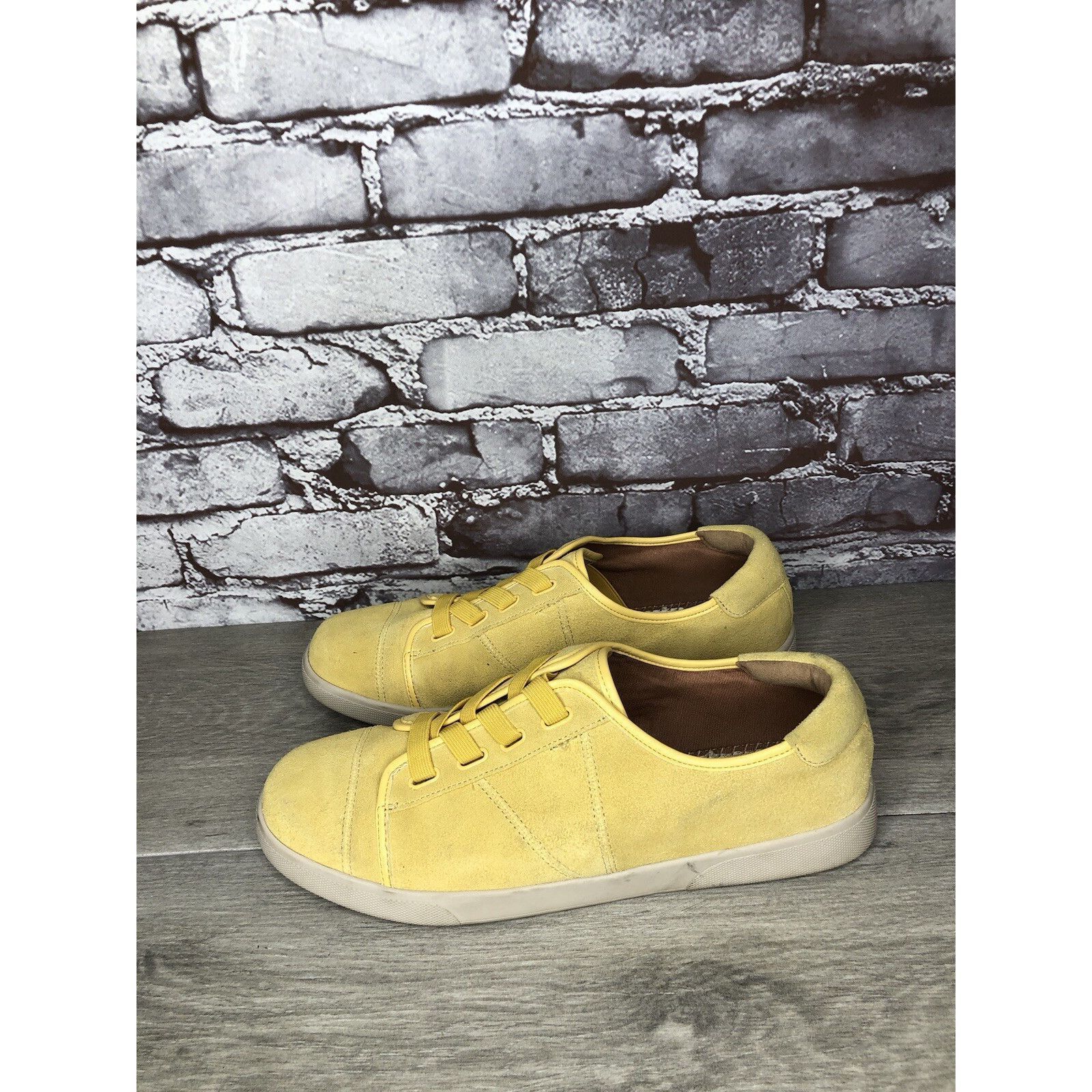 Other Vionic Jean Yellow Suede Casual Comfort Lace Sneakers Shoes Size US 9.5 / IT 39.5 - 20 Thumbnail
