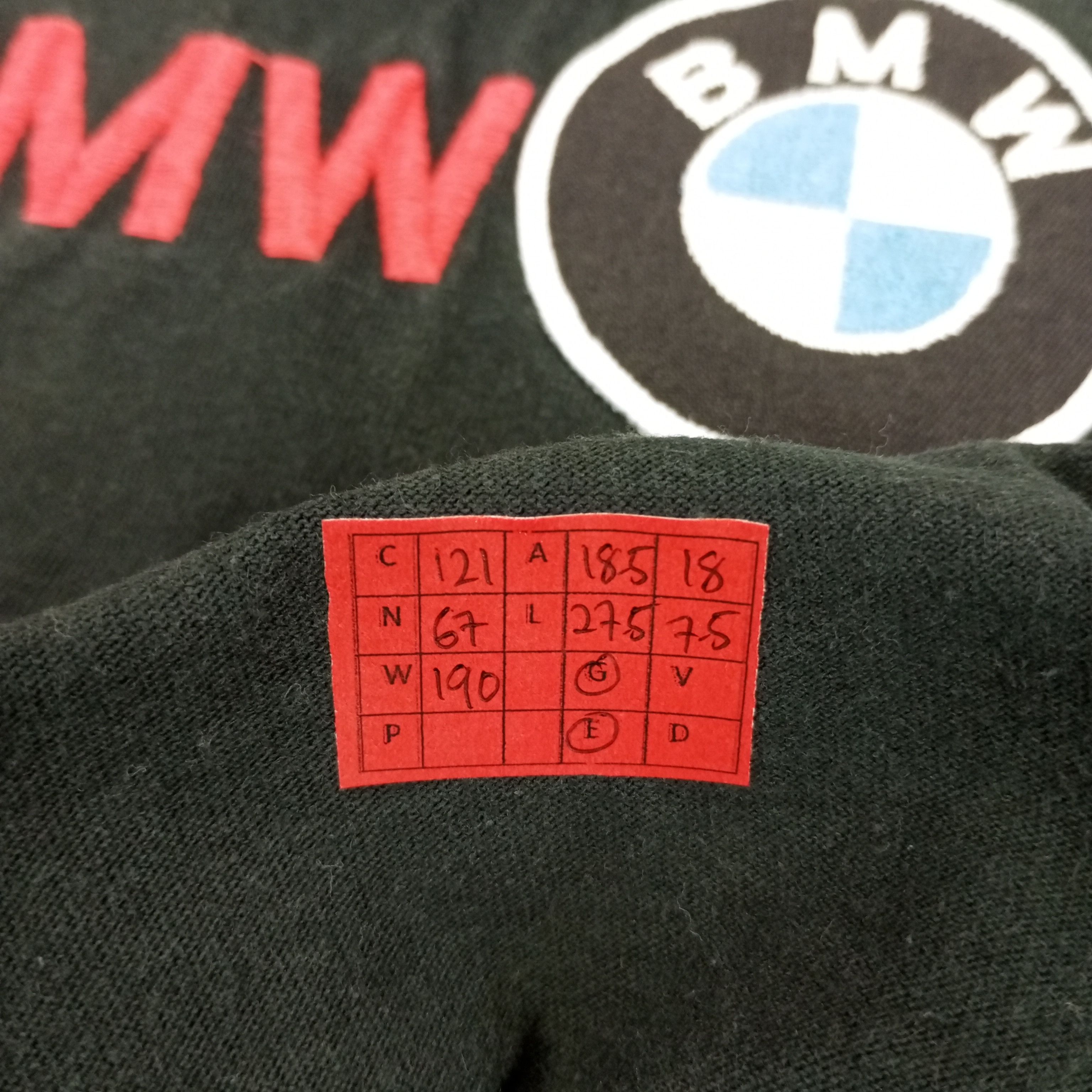 BMW × Vintage BMW Motorsports Logo Design Vintage Tshirt Size US S / EU 44-46 / 1 - 7 Thumbnail
