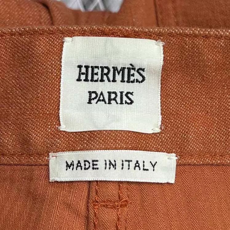 Hermes HERMES Orange Wide Leg Work Pants 36 99 New Size 26" / US 2 / IT 38 - 6 Thumbnail