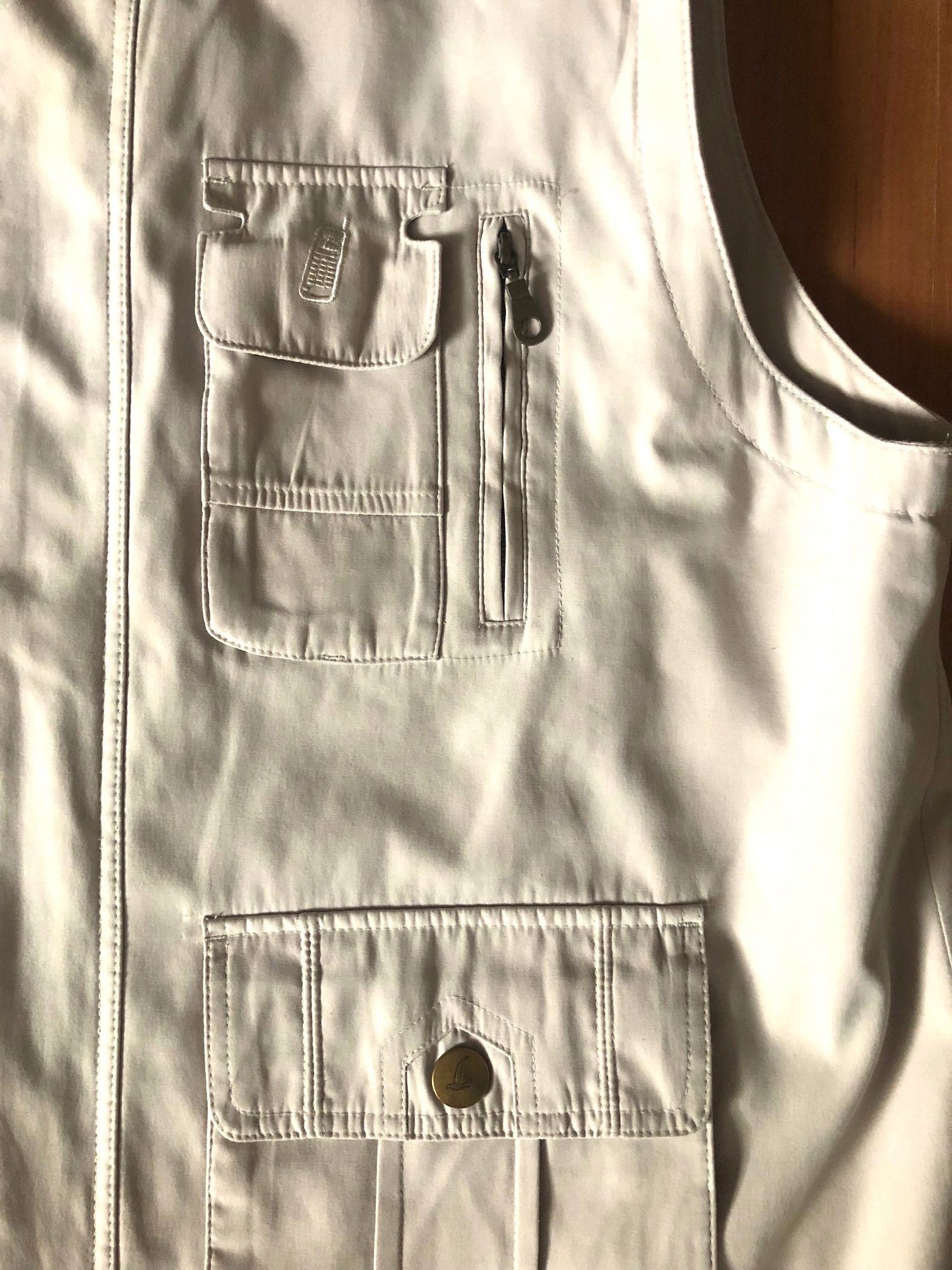 Other New Fashion light beige sleeveless vest size 3XL Size US XXL / EU 58 / 5 - 2 Thumbnail