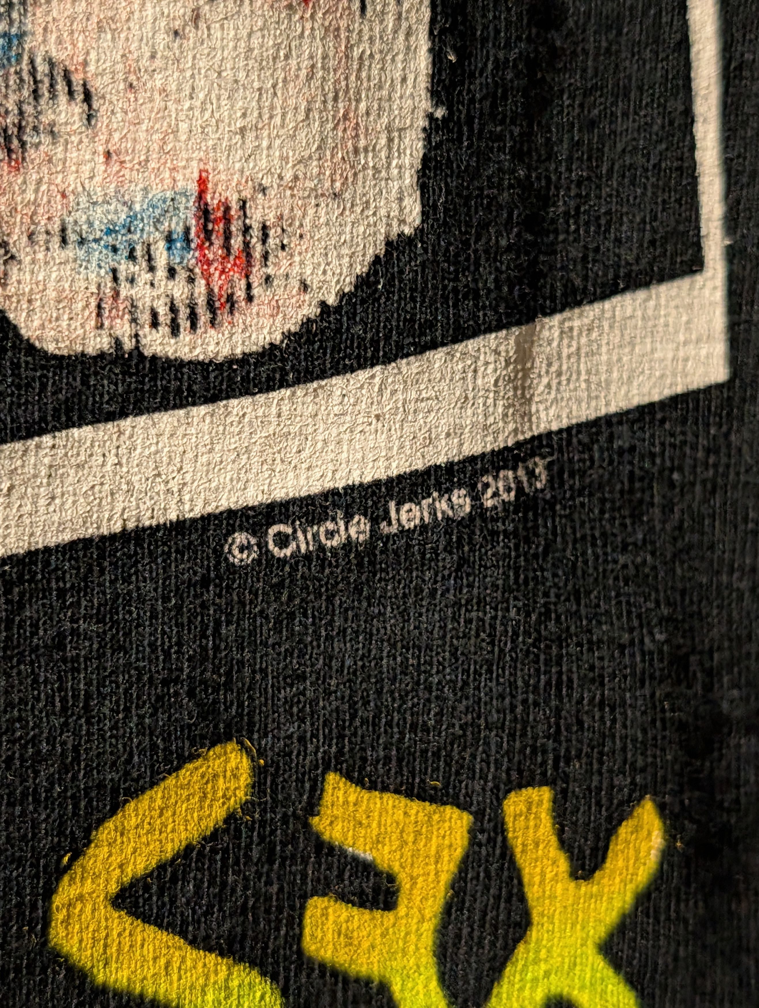 Band Tees Vintage 2013 Circle Jerks Group Sex Black X-Large T-Shirt Size US XL / EU 56 / 4 - 3 Thumbnail