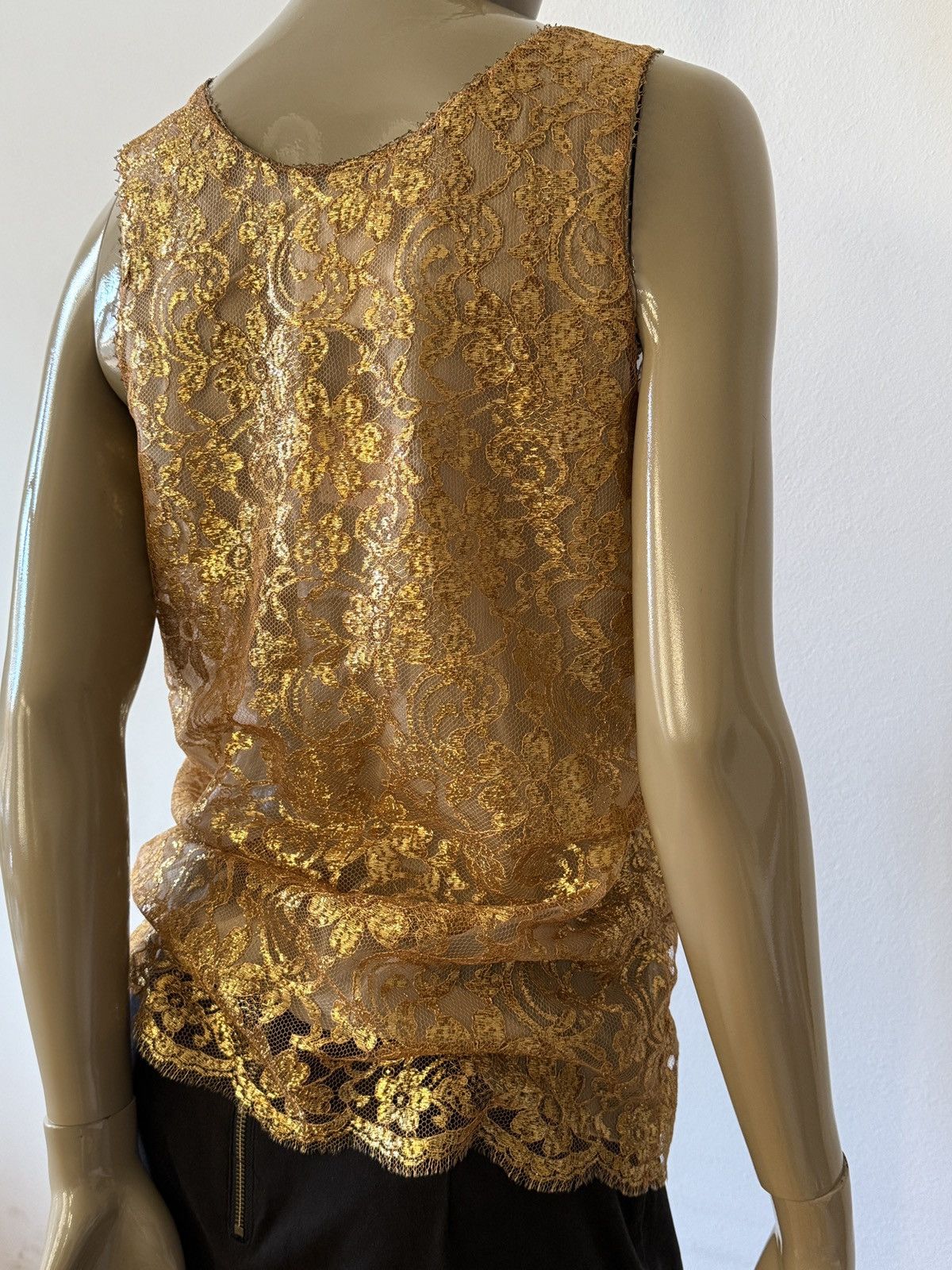 Dior Christian Dior blouse, Fall 1994/1995, size 40/8, golden Size S / US 4 / IT 40 - 11 Thumbnail