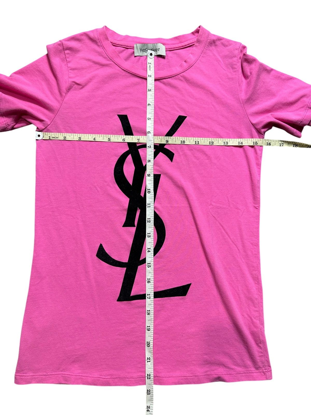Apparel Mens Shirts Pink Saint Laurent T Shirt Yves Saint Laurent
