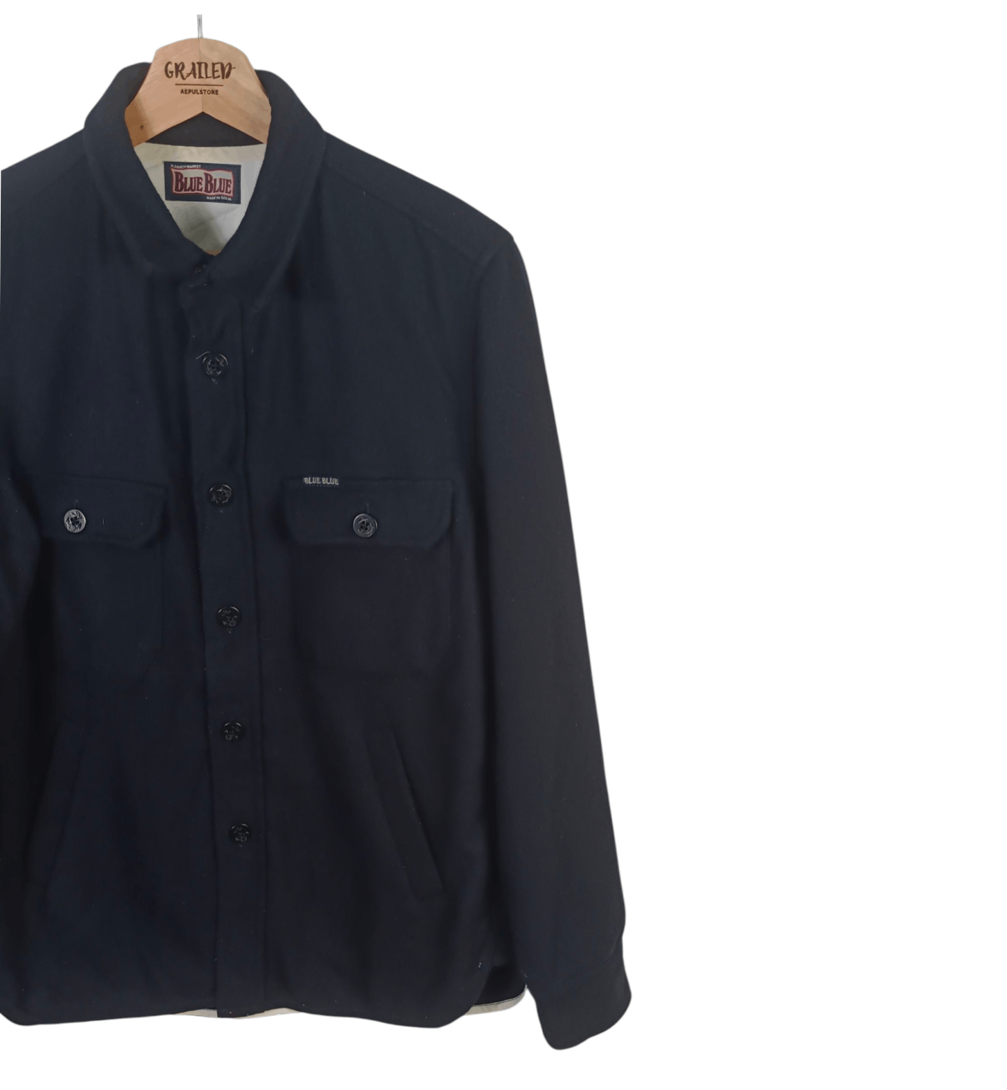 Blue Blue Japan Blue Blue Japan Indigo-Dyed Garments Wool Jacket Size US M / EU 48-50 / 2 - 4 Thumbnail