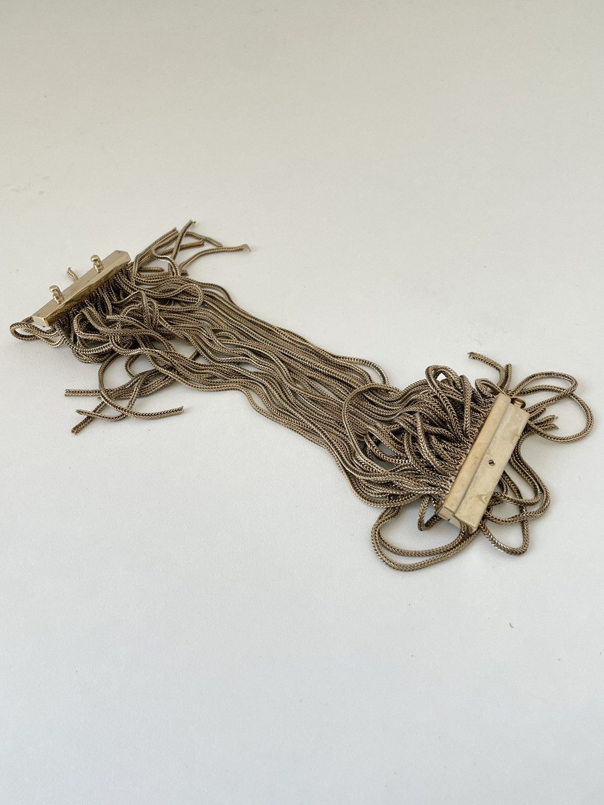 Helmut Lang Helmut Lang 90s Gold Chains Bracelet Size ONE SIZE - 5 Thumbnail