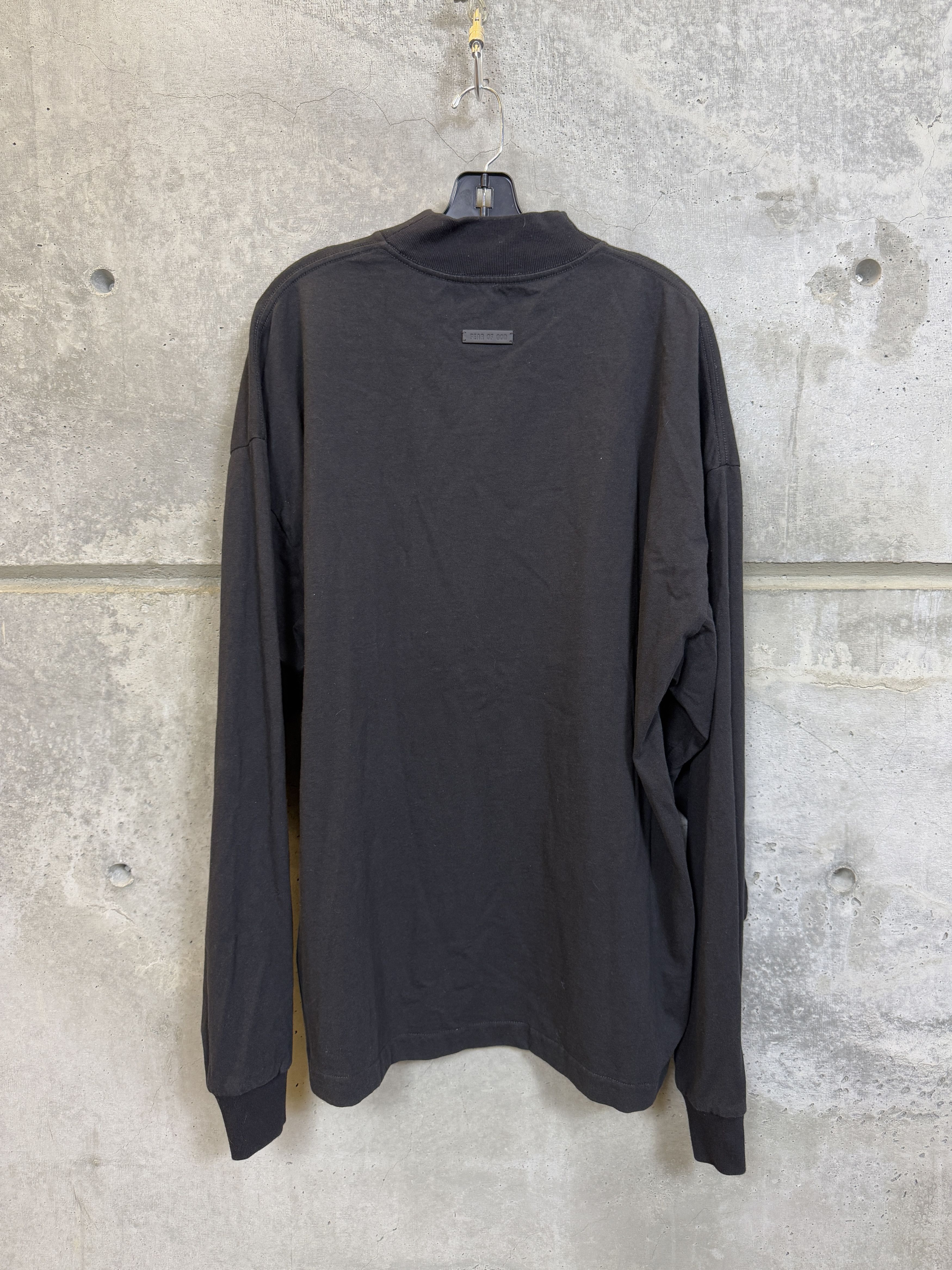 Fear of God Fear of God Black Long Sleeve Tee Size US M / EU 48-50 / 2 - 2 Thumbnail