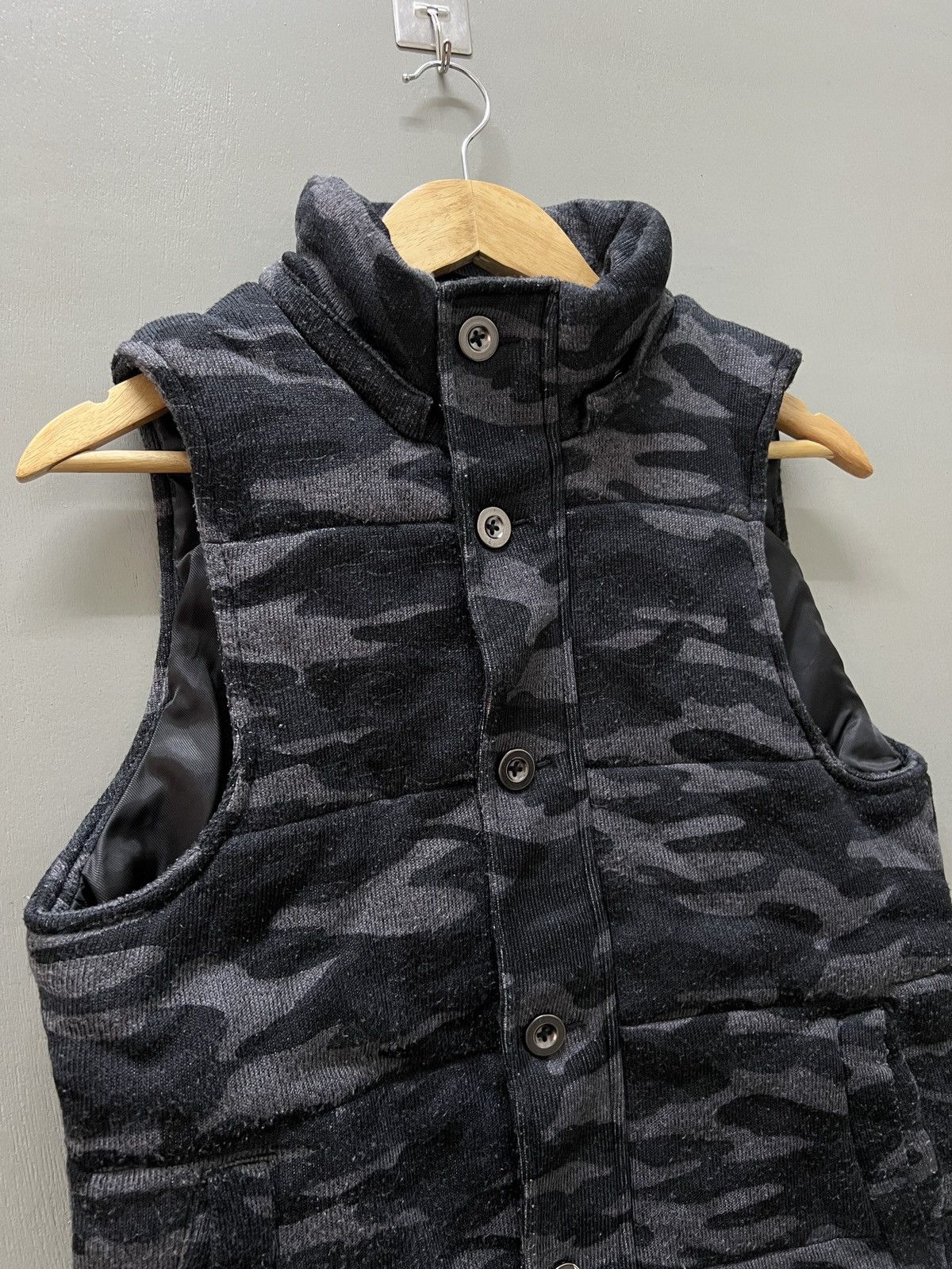 If Six Was Nine 2000's Dark Camo Vest Jacket Size US L / EU 52-54 / 3 - 2 Thumbnail