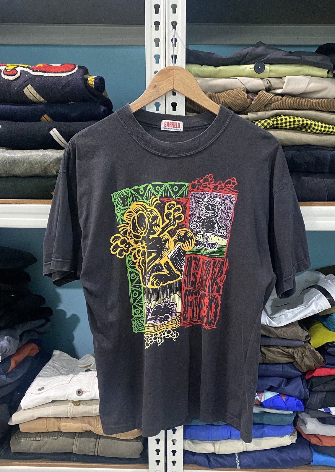 Cartoon Network Vintage 90s Garfield Art T-shirt Size US M / EU 48-50 / 2 - 1 Thumbnail