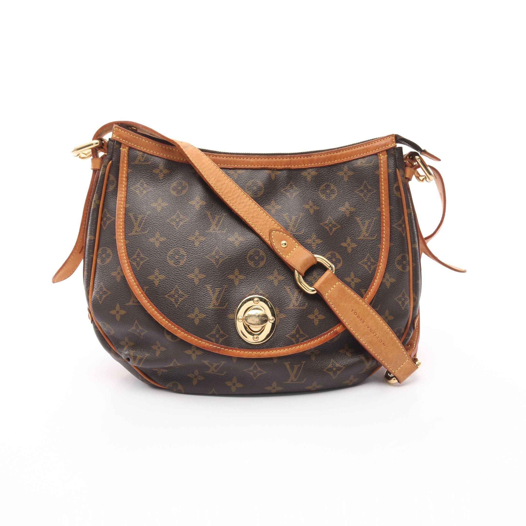 Louis Vuitton Louis Vuitton Tulum Gm Monogram Shoulder Bag Leather Brown Size ONE SIZE - 1 Thumbnail