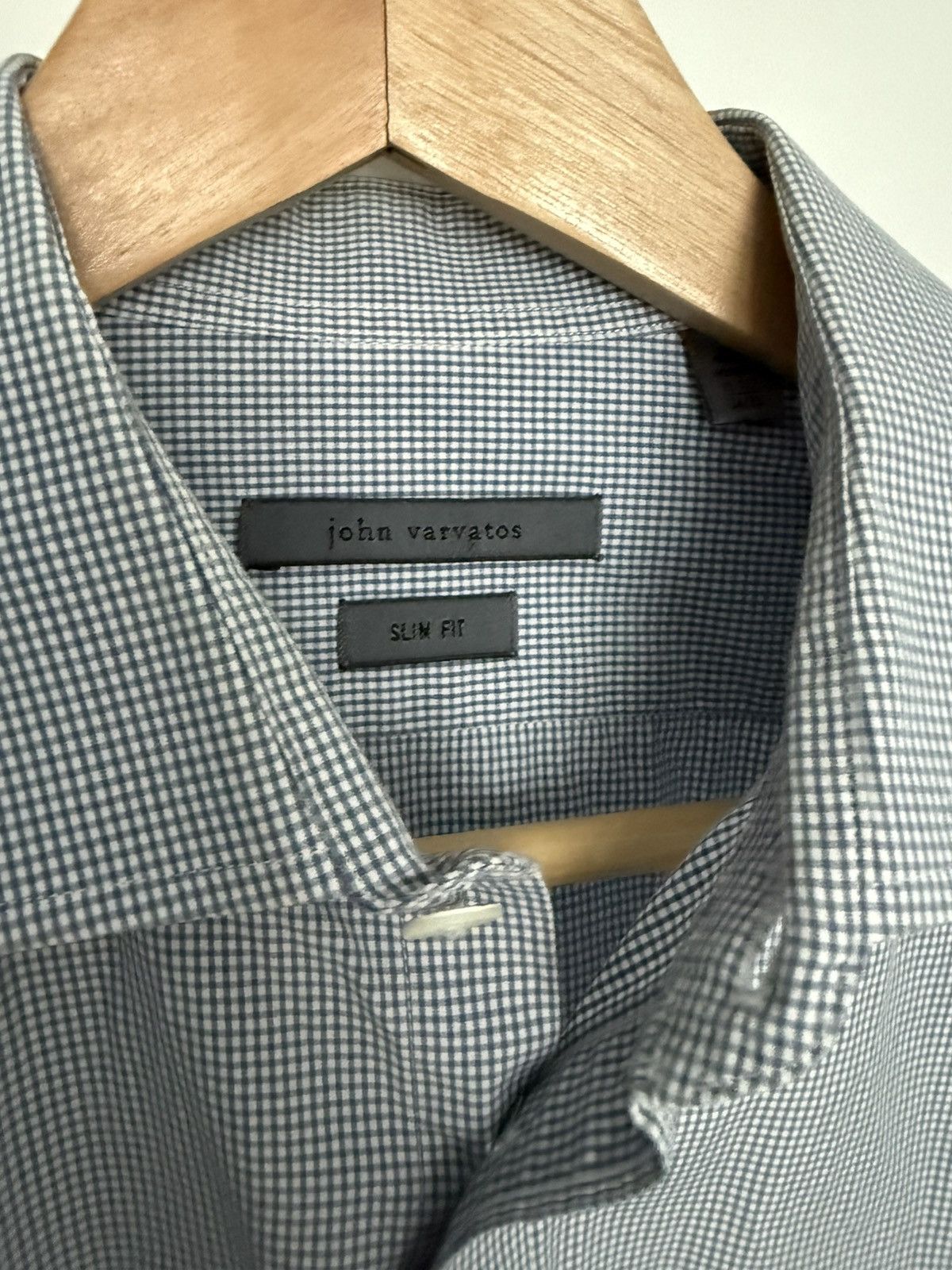 John Varvatos John Varvatos Light Blue Dress Shirt - Size 15 1/2 34/35 Size US M / EU 48-50 / 2 - 3 Thumbnail