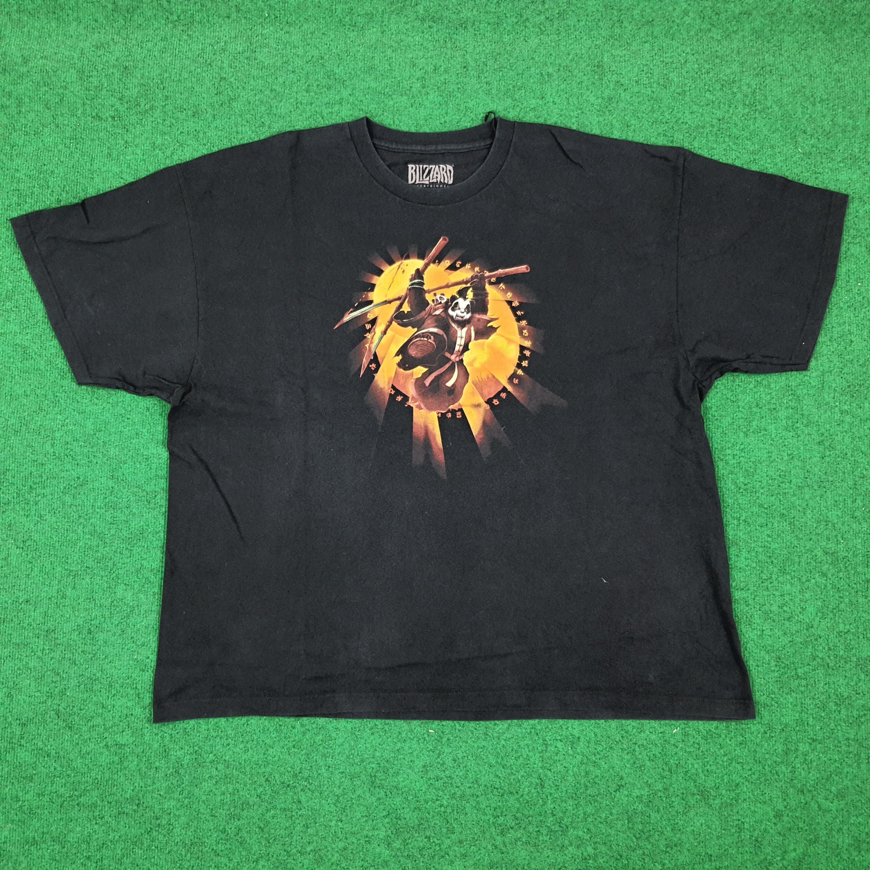 The Game × Vintage Vintage BLIZZARD World of Warcraft Mists of Pandaria Tshirt Size US L / EU 52-54 / 3 - 3 Thumbnail