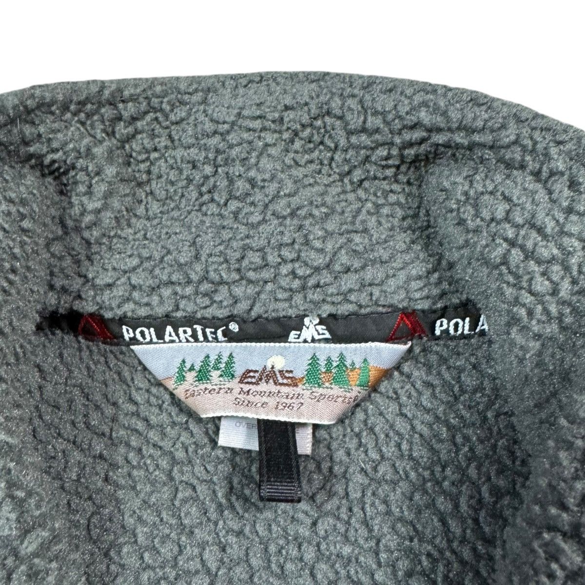 Eastern Mountain Sports Vintage EMS Polartec Gray Fleece 1/2 Zip Jacket Men's Medium Size US M / EU 48-50 / 2 - 6 Thumbnail