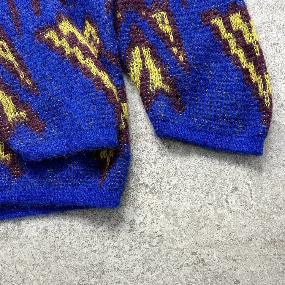 Benetton × Vintage NATIVE AZTEC MOHAIR BLEND KNIT SWEATER SIZE 48 MADE IN ITALY Size US M / EU 48-50 / 2 - 3 Thumbnail