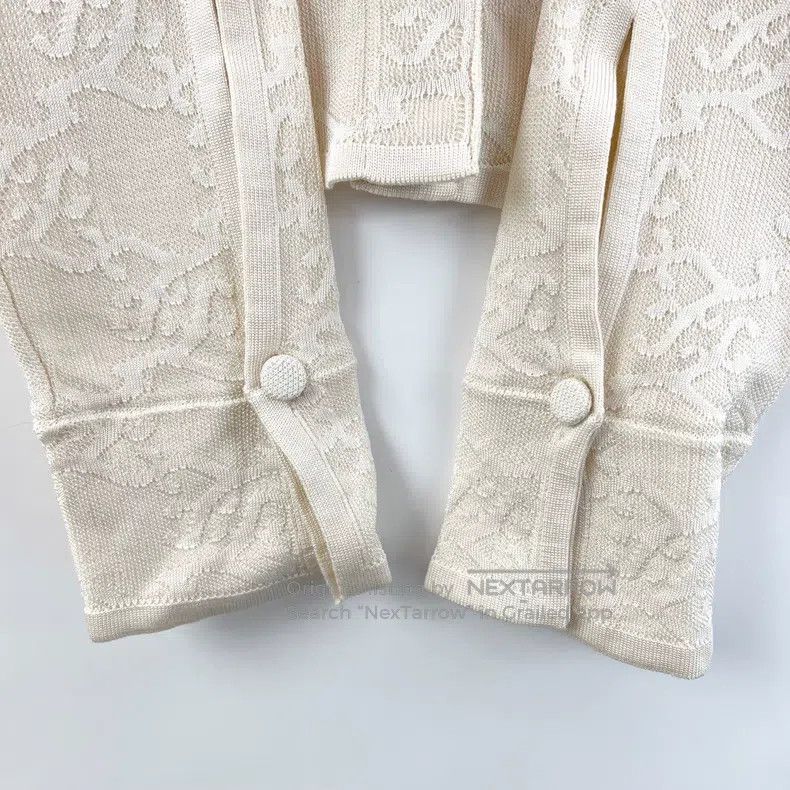 Fendi Fendi Off-white printed knitted cardigan Size XXS / US 00 / IT 34 - 7 Thumbnail
