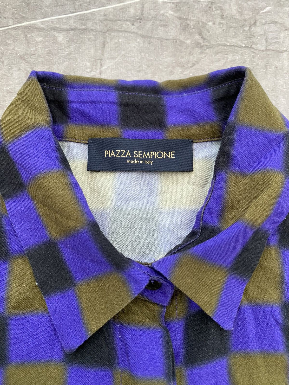 Piazza Sempione Piazza Sempione Long Sleeve Shirt Button Up Made in Italy Size S / US 4 / IT 40 - 7 Thumbnail