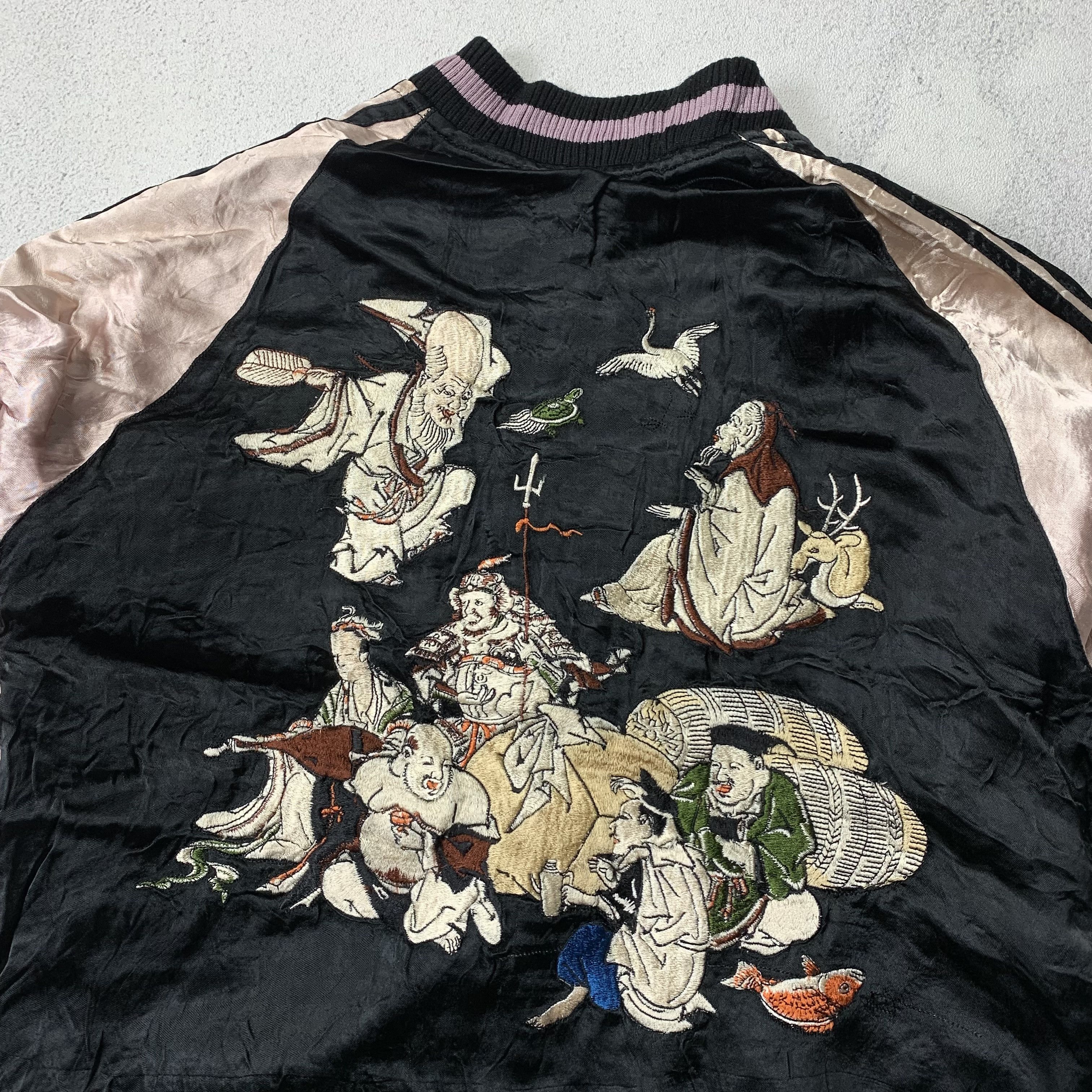Japanese Brand Reversible Sukajan Jacket Japanese Classic Script Size US M / EU 48-50 / 2 - 5 Thumbnail
