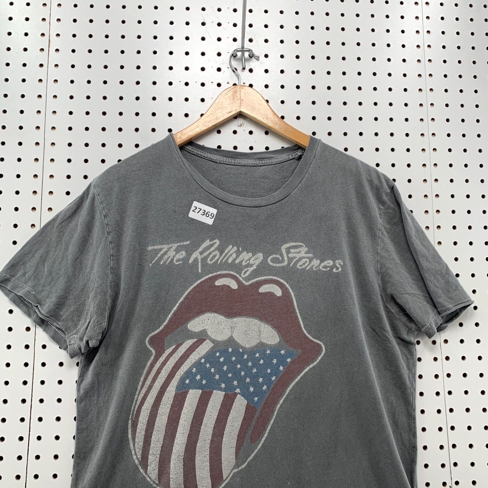 Vintage VINTAGE The Rolling Stones Shirt Unisex Adult T-Shirt Gray L Band Music 90s Mens Size US L / EU 52-54 / 3 - 5 Thumbnail