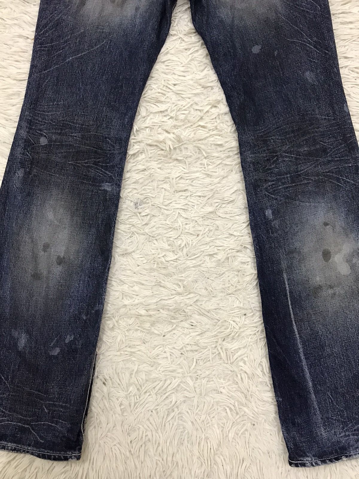 &SONS Vintage Delay Ufin & Sons Distressed Denim Flare Jeans Size US 32 / EU 48 - 11 Thumbnail