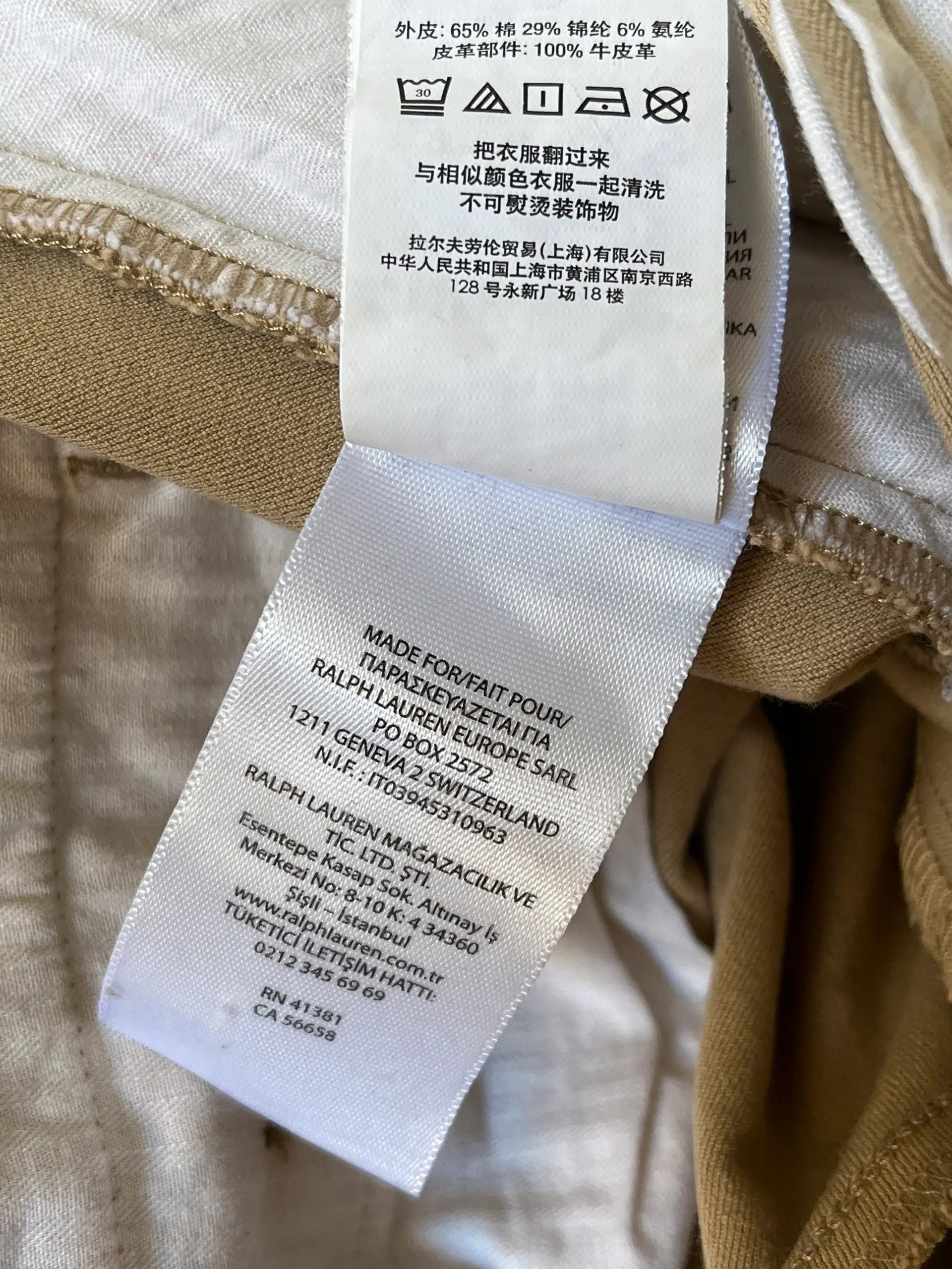Polo Ralph Lauren Polo Ralph Lauren Chinos Women’s Pants Sz 8 / S 2018 Beige Size 30" / US 8 / IT 44 - 12 Thumbnail