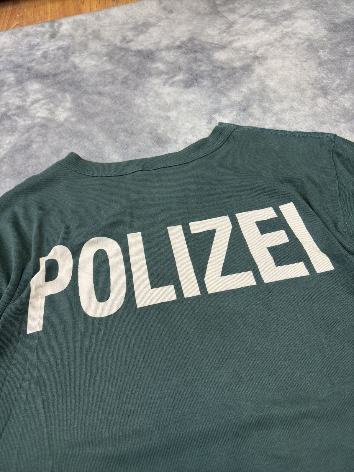 Vintage Vintage Y2k Polizei German Police Spellout T-shirt Size US XL / EU 56 / 4 - 2 Thumbnail